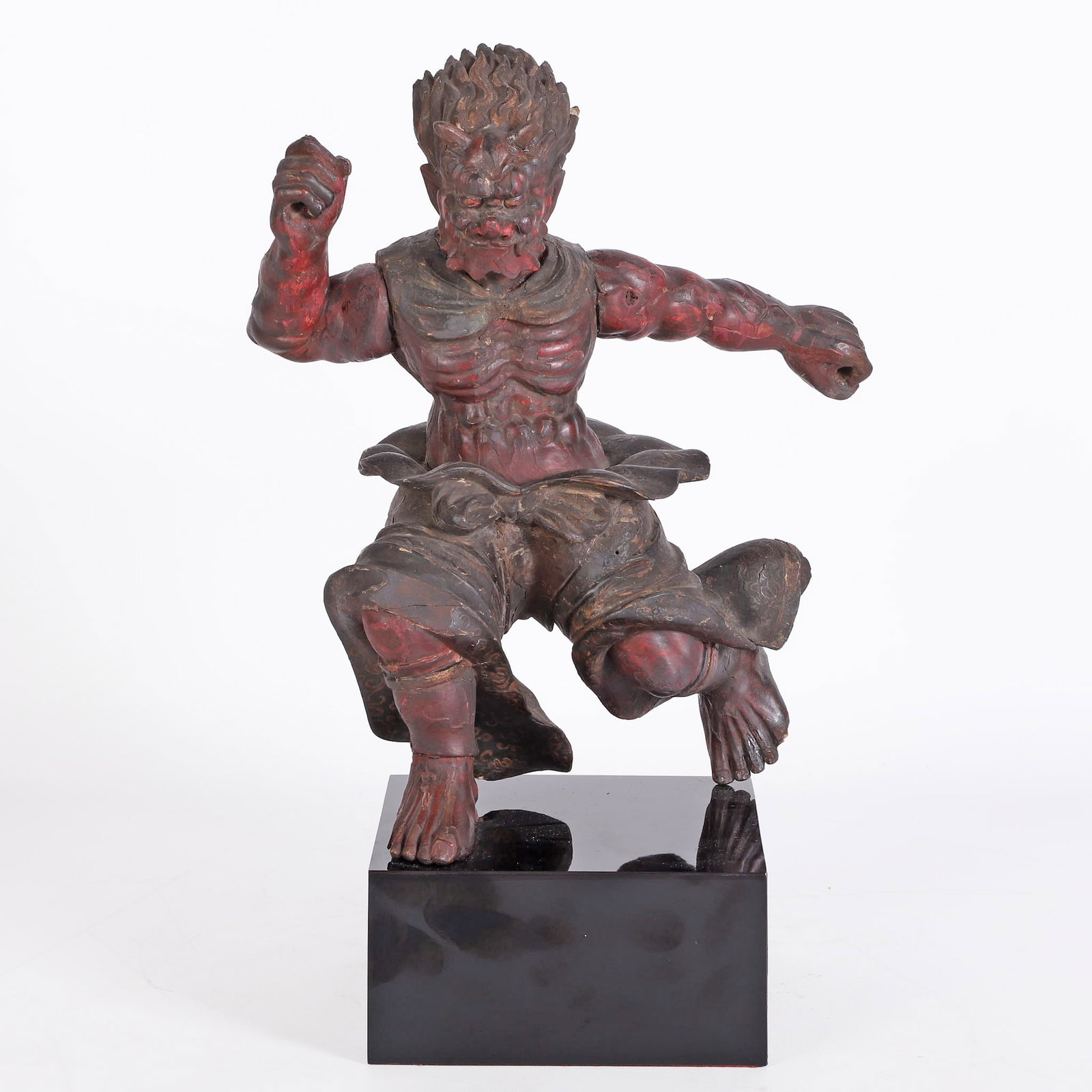 Antique Japanese Edo Period Raijin Figure (1 of 15)