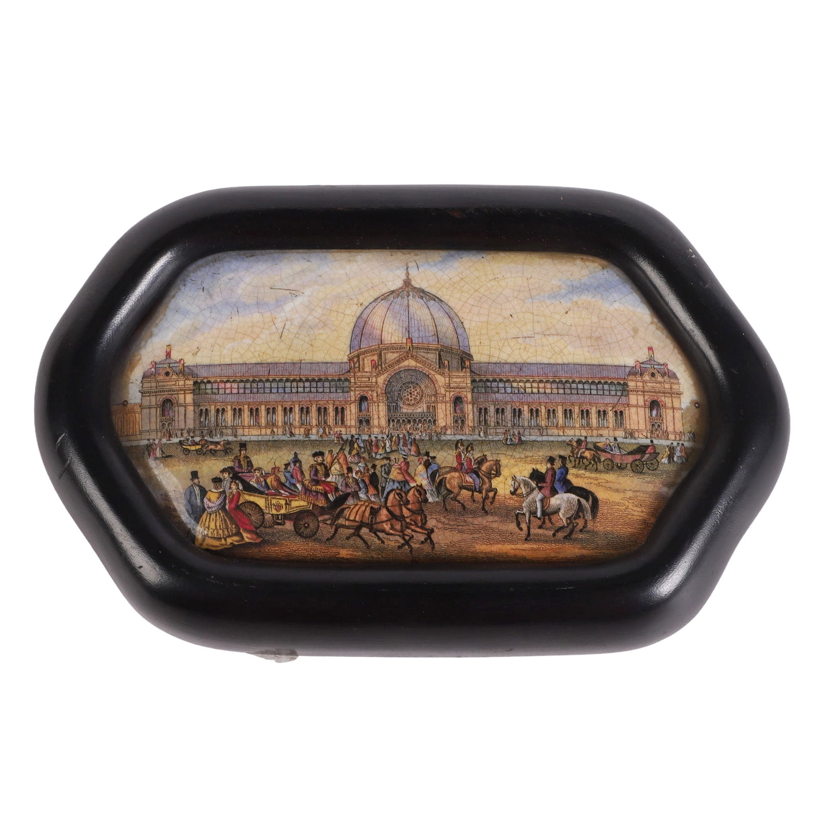 Antique Porcelain Miniature, Alexandra Palace (1 of 4)
