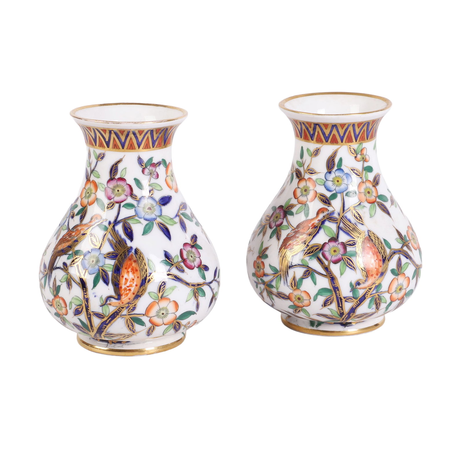 Antique Royal Crown Derby for Tiffany & Co Vase Pair (1 of 5)