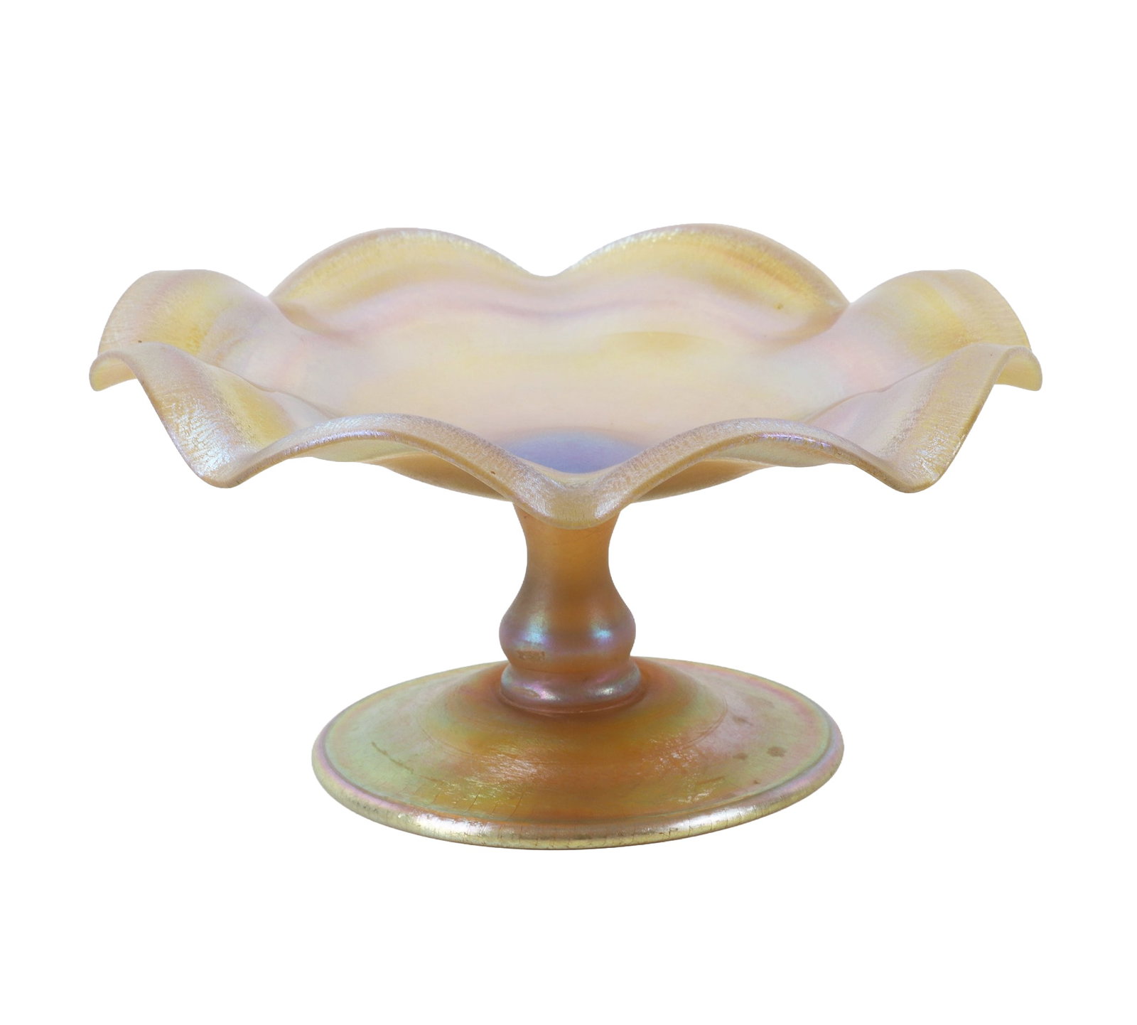 Art Nouveau LCT Tiffany Favrile Glass Candy Dish (1 of 6)