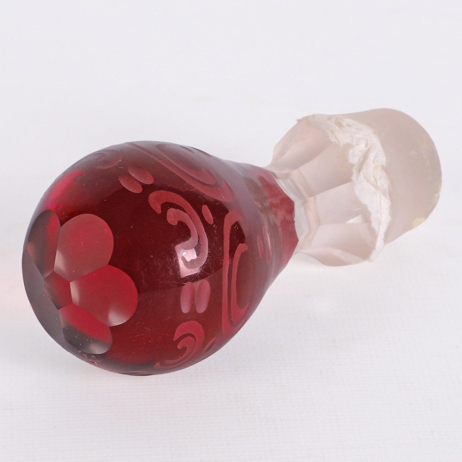 (4) Antique Ruby/Cranberry Glass Selection - 14
