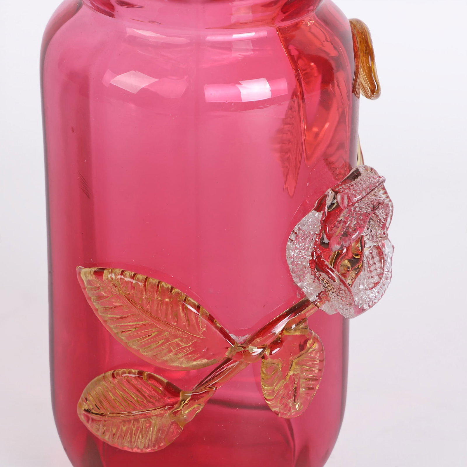 (4) Antique Ruby/Cranberry Glass Selection - 8