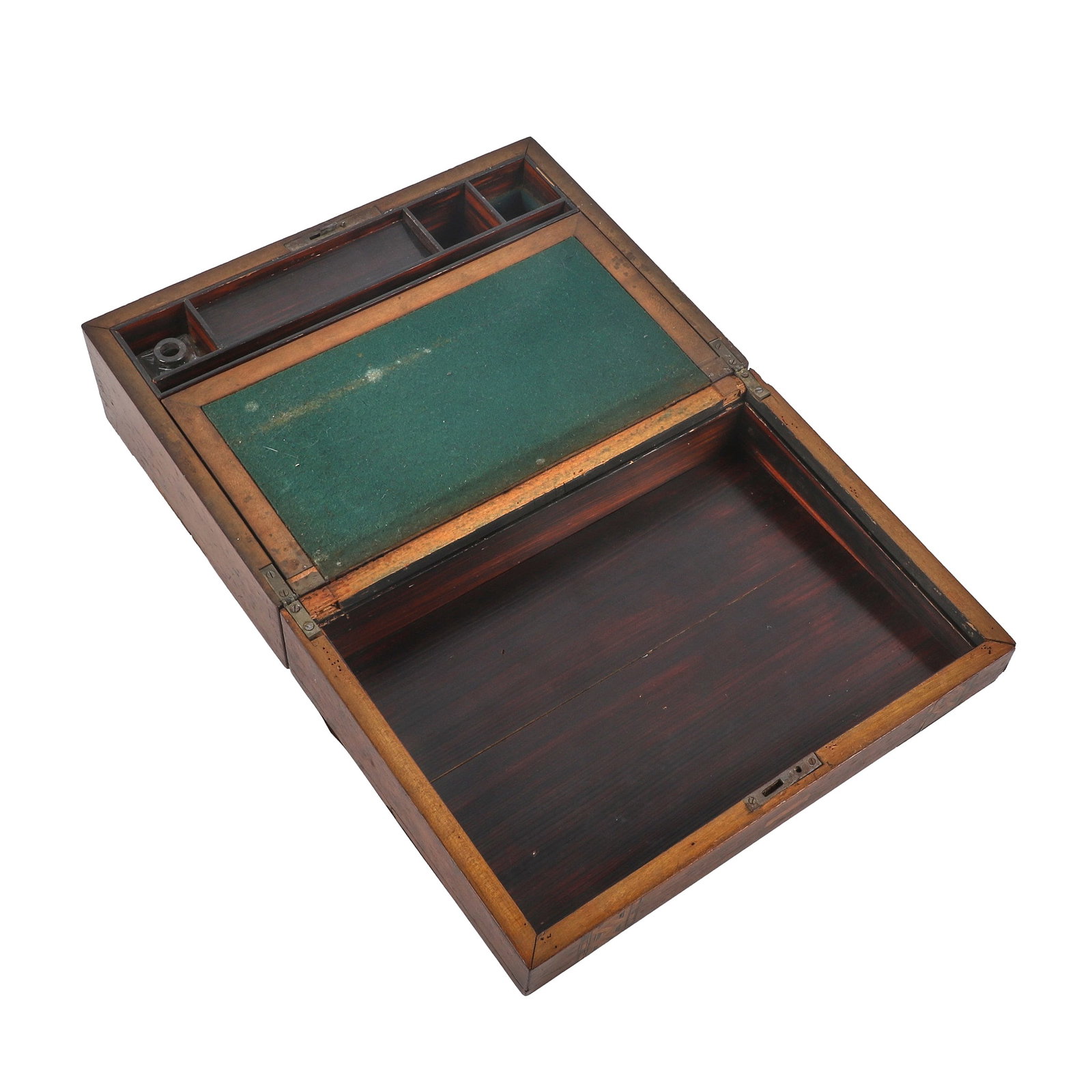 1769 Portable Tunbridge Writing Desk: 1769 Portable Tunbridge Writing Desk Beautiful 18th c. Tunbridge ware writing desk owned by noted Bucks County Pennsylvanian Robert Thompson Neely, who's historic family home served as a military