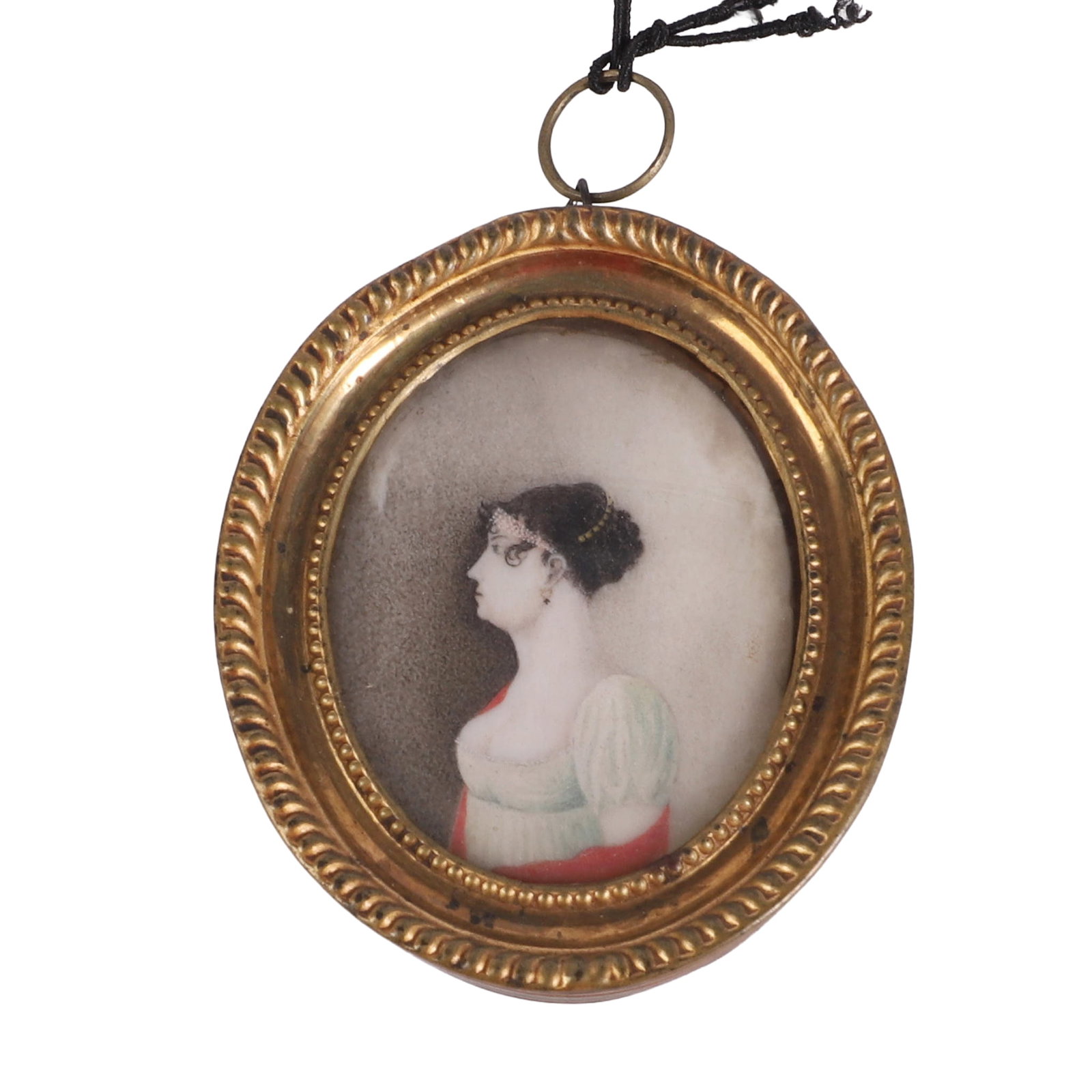 Antique Miniature Portrait (1 of 3)