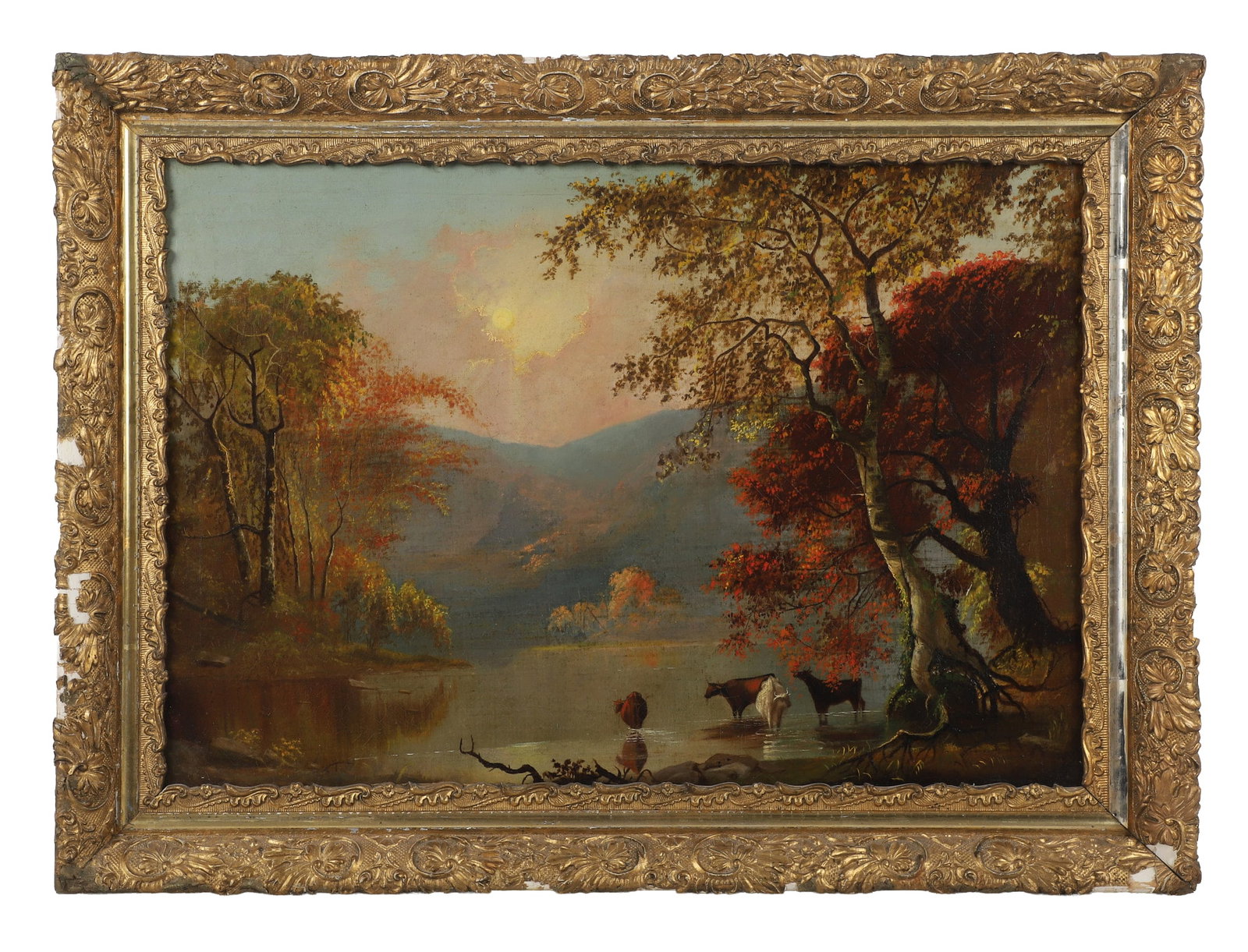 Antique Barbizon School Pastoral Painting (1 of 11)