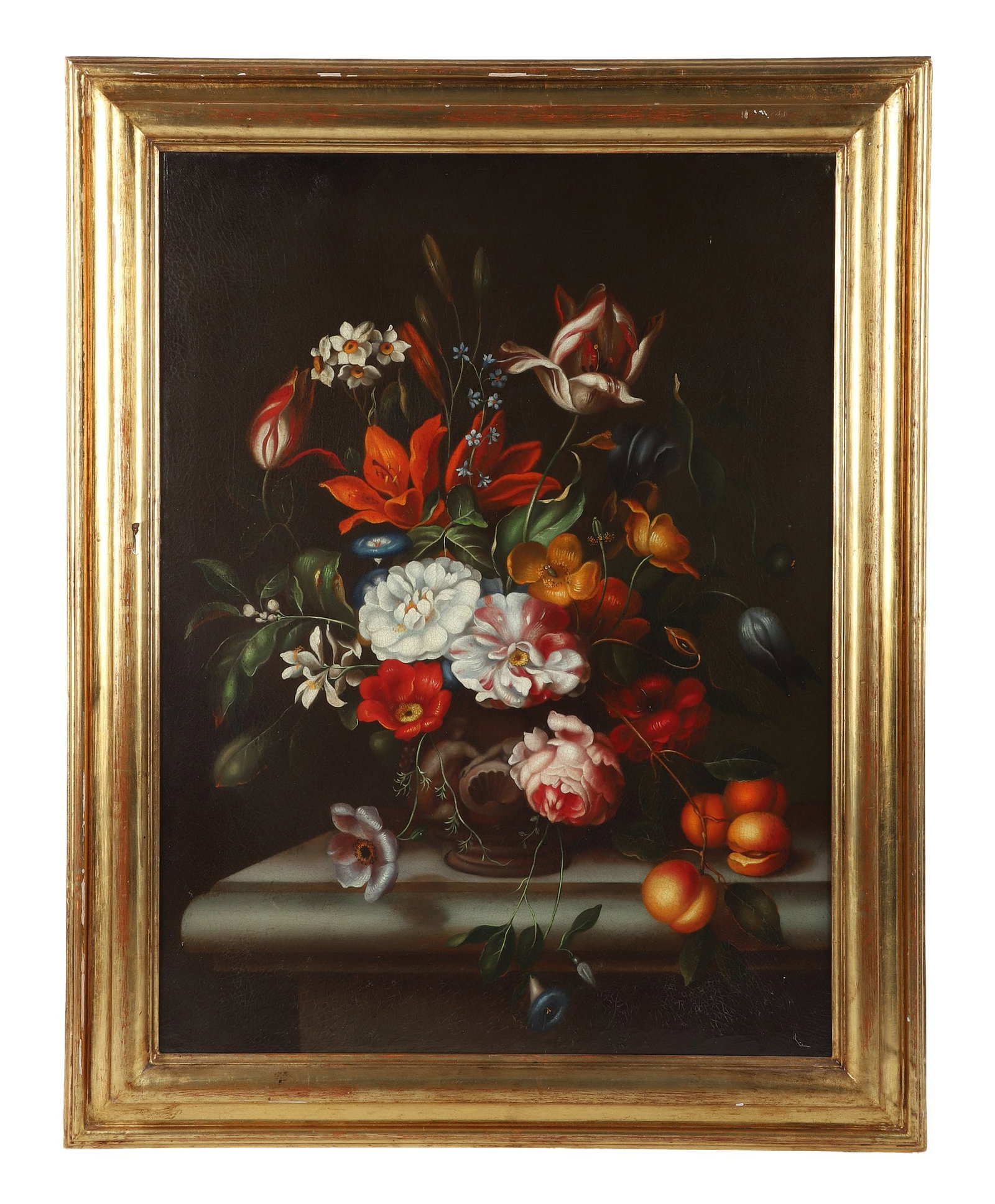 Antique Continental Botanical Still Life Painting (1 of 6)