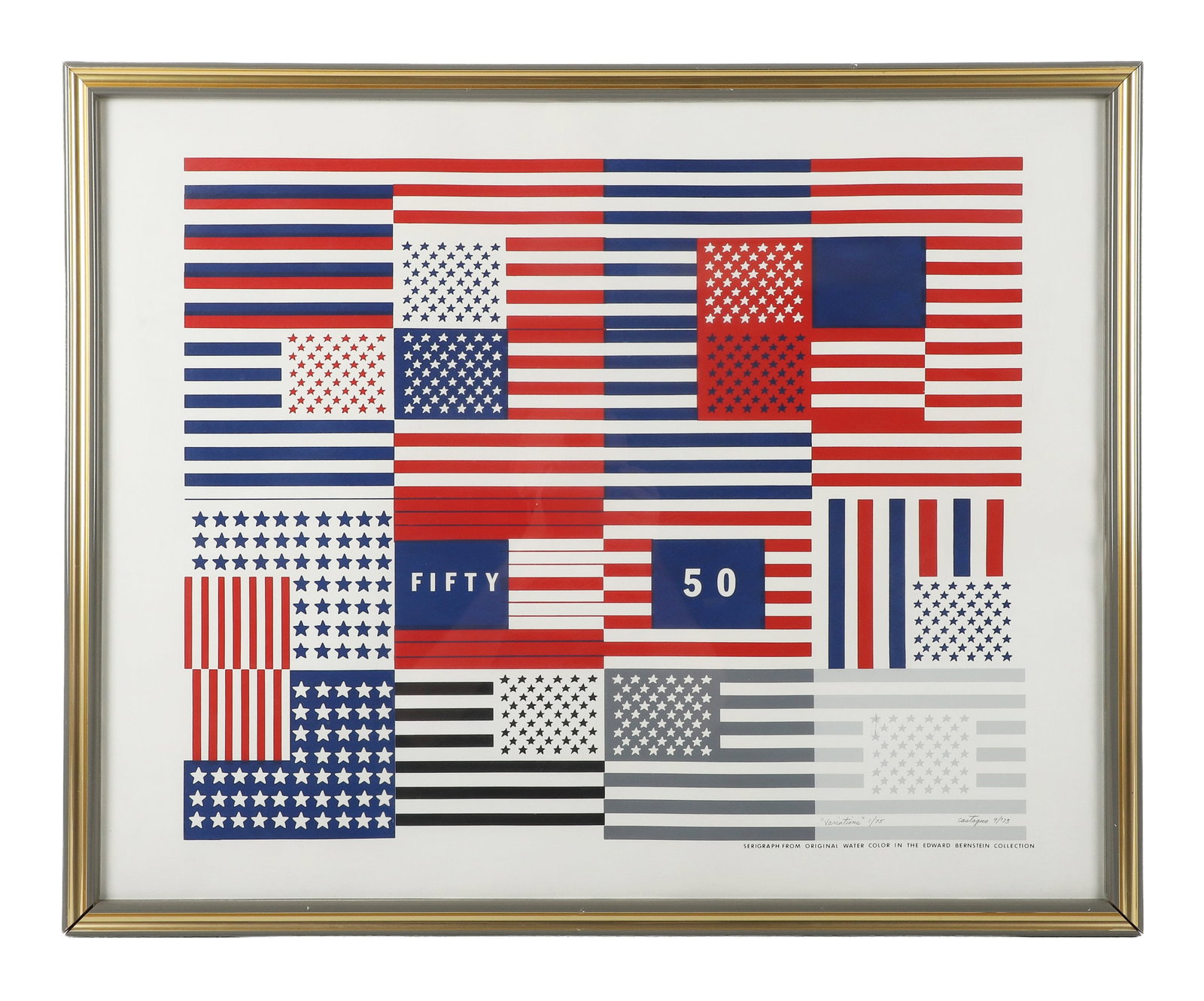 John Castagno (1930-2018) Variations, 1973 (1 of 5)