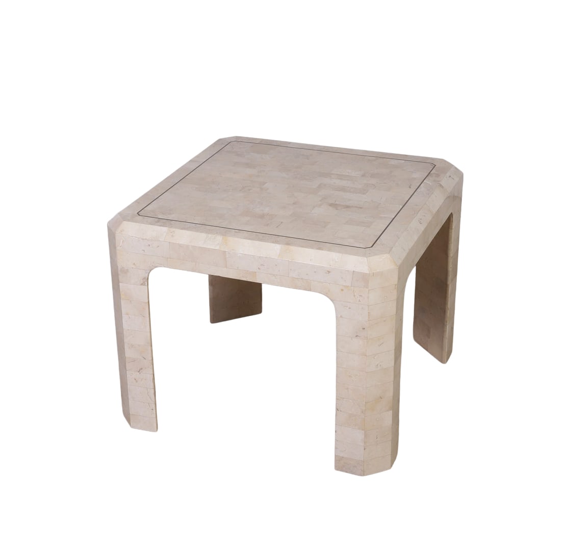 Maitland Smith Tessellated Marble Table (1 of 6)