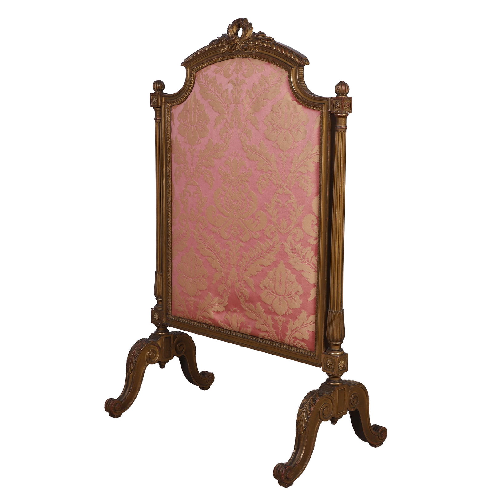 French Louis XVI Style Upholstered Fire Screen (1 of 9)