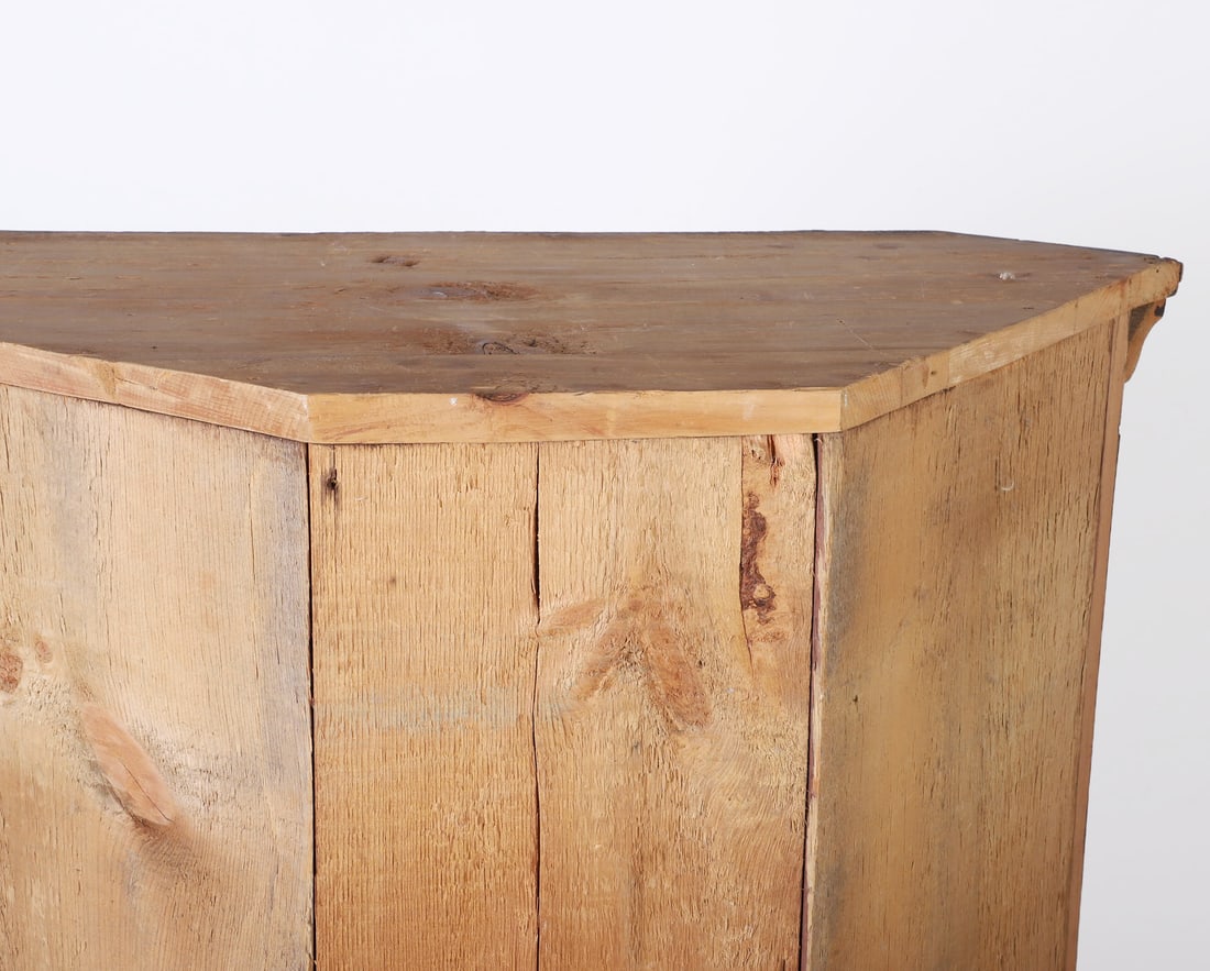 Rustic Pine Corner Cupboard - 12