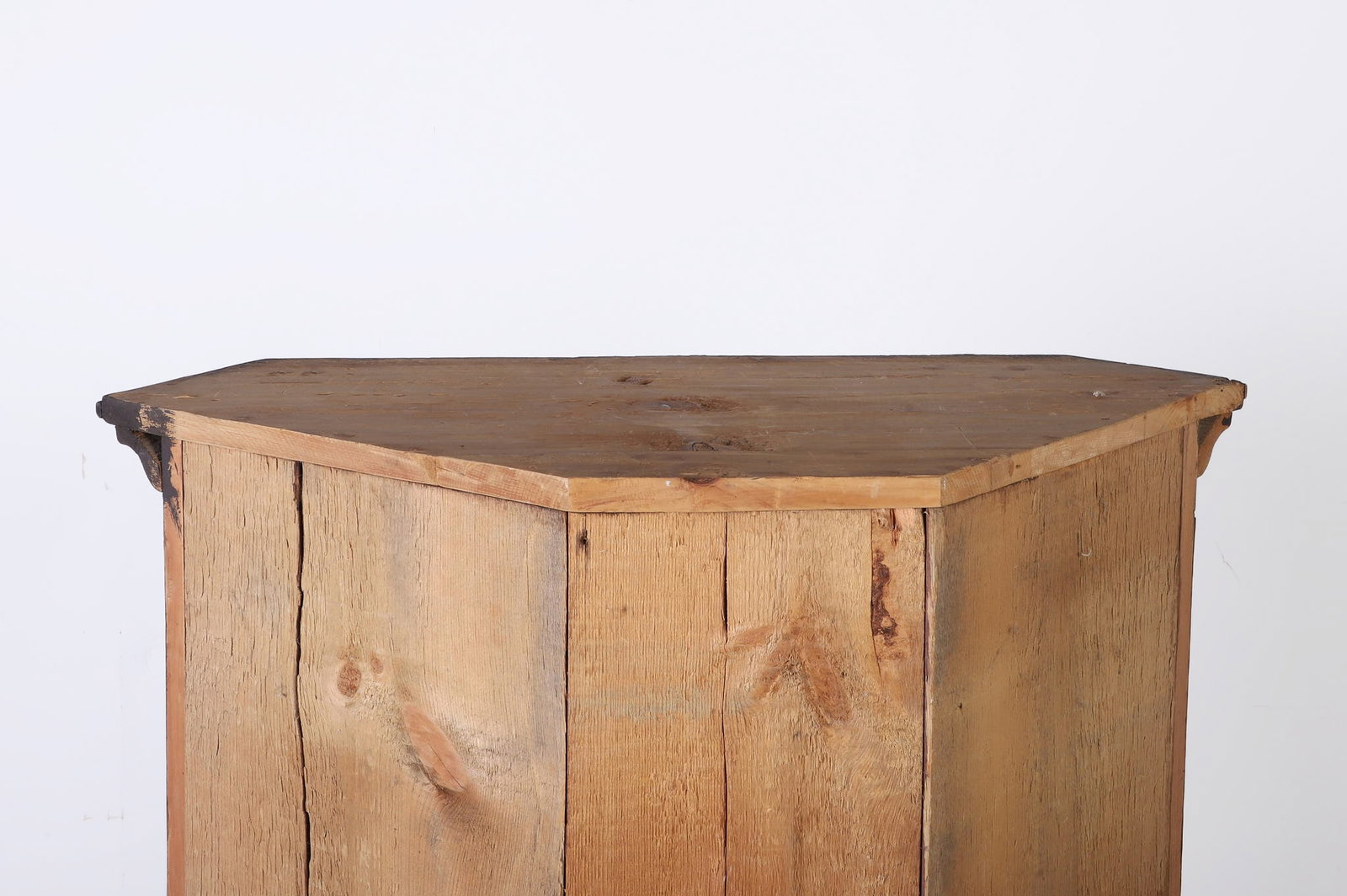 Rustic Pine Corner Cupboard - 13