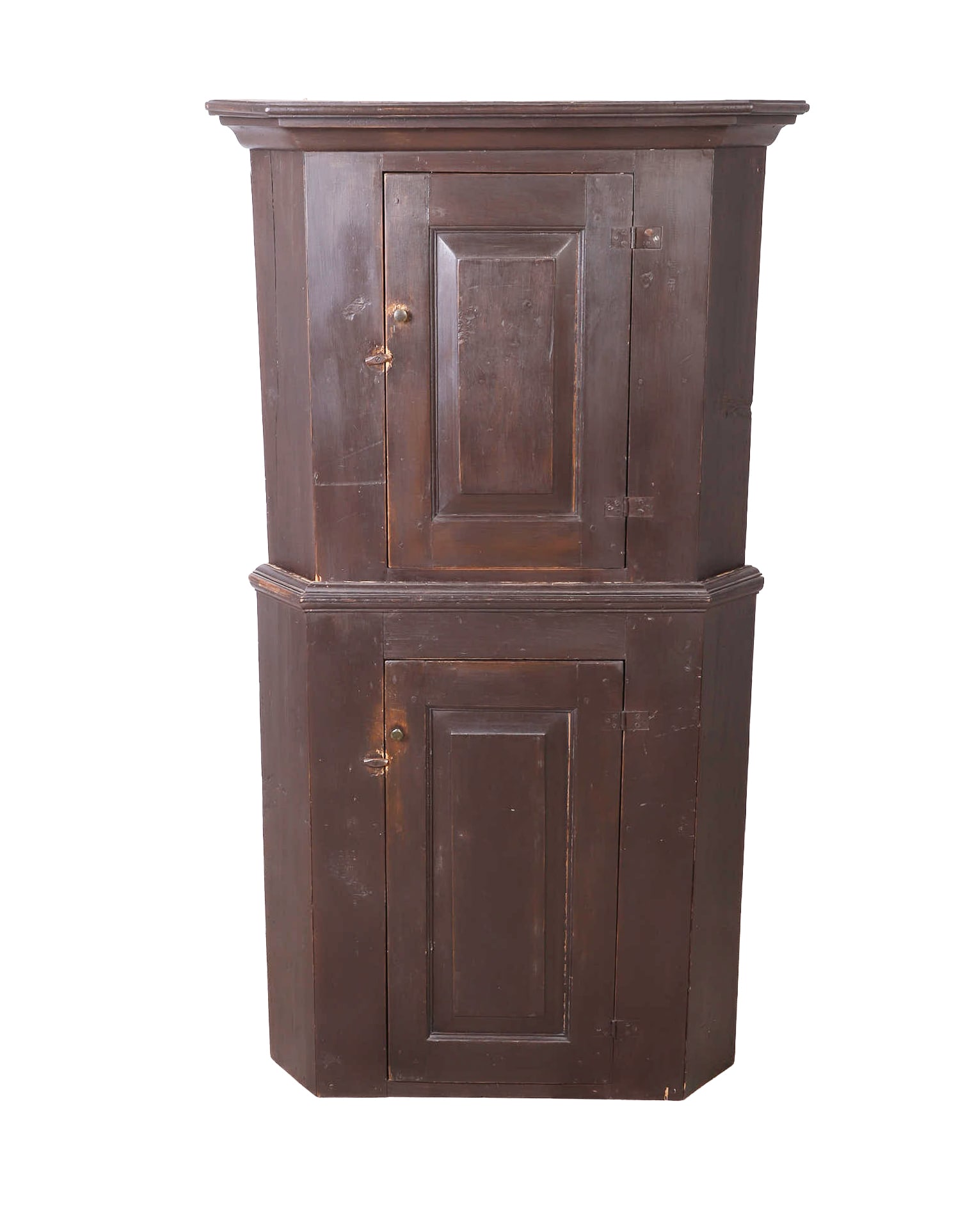 Rustic Pine Corner Cupboard (1 of 13)