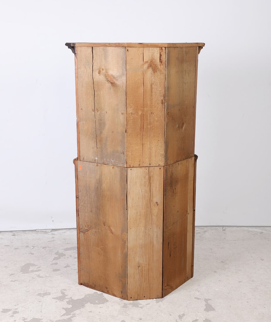 Rustic Pine Corner Cupboard - 3