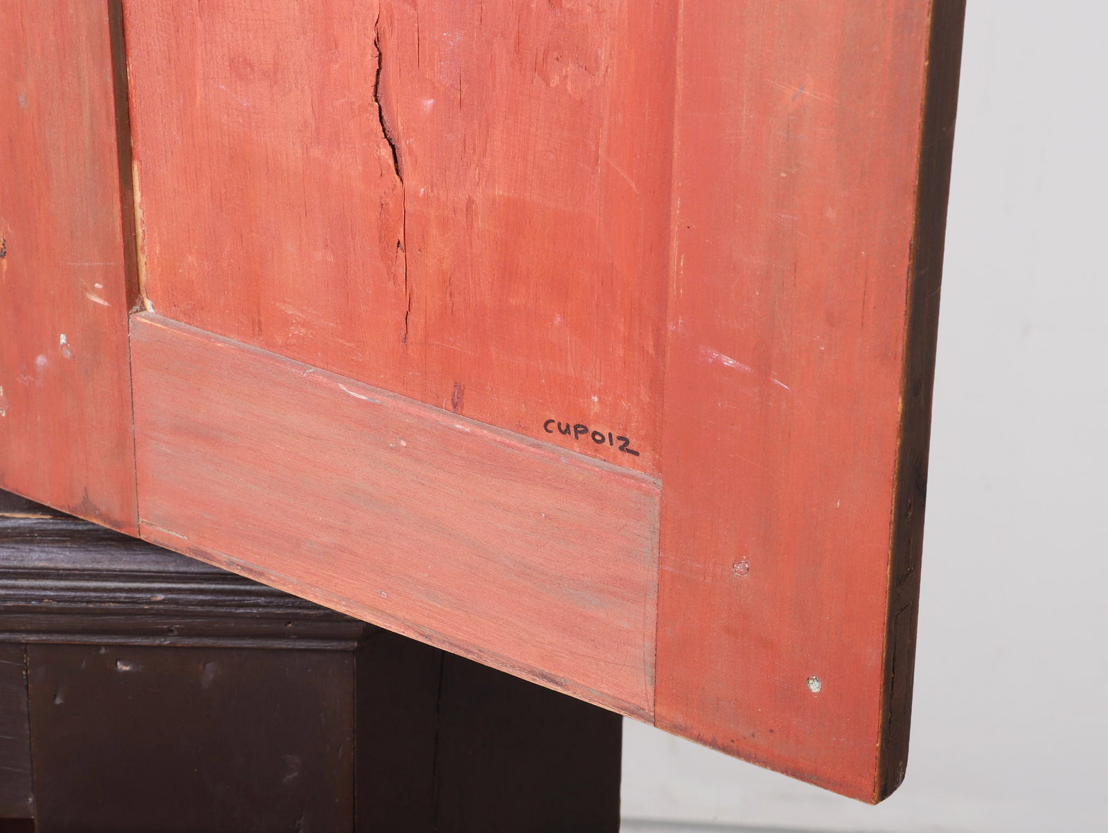 Rustic Pine Corner Cupboard - 8