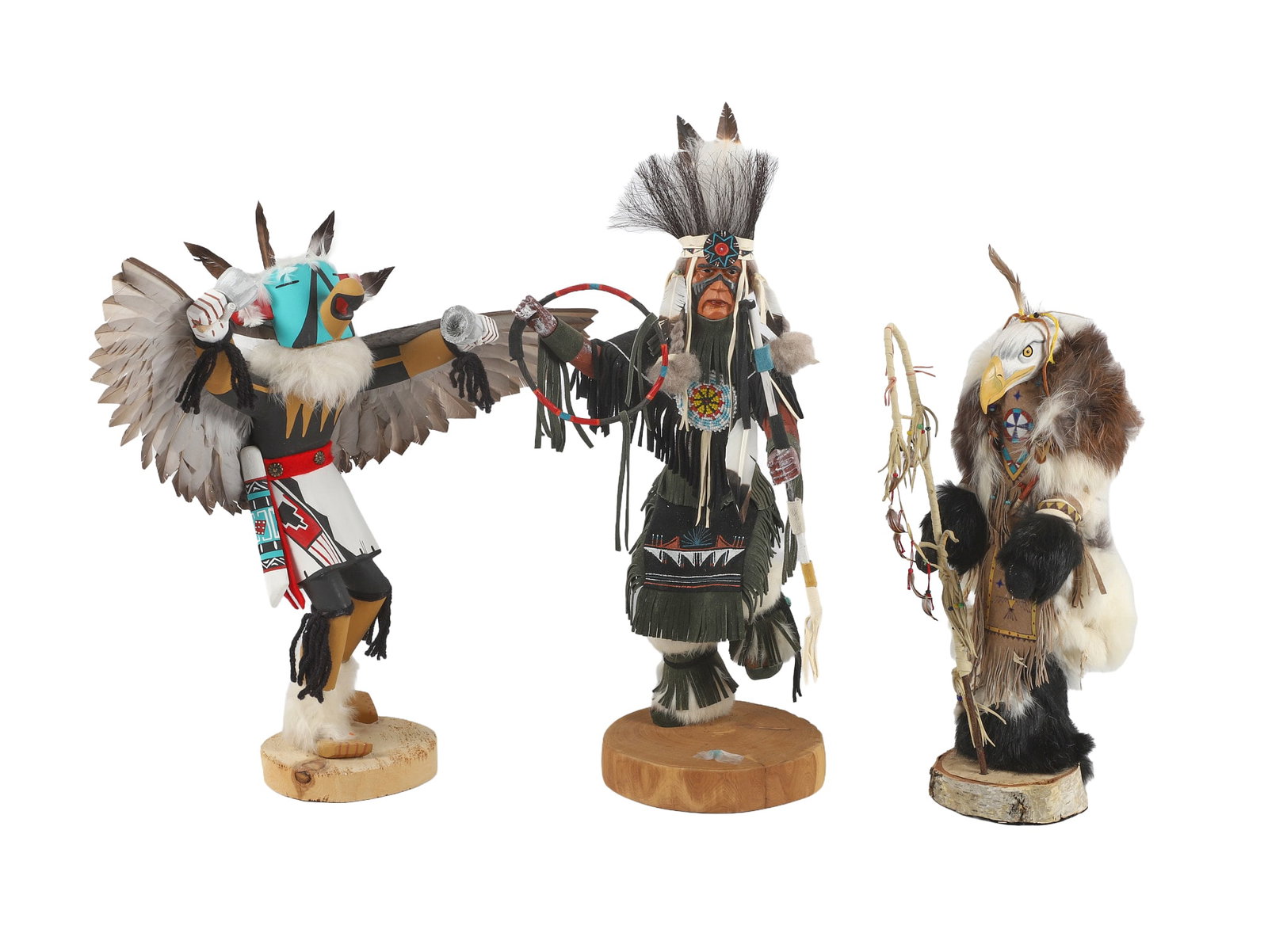 (3) Signed Kachina Dolls (1 of 20)