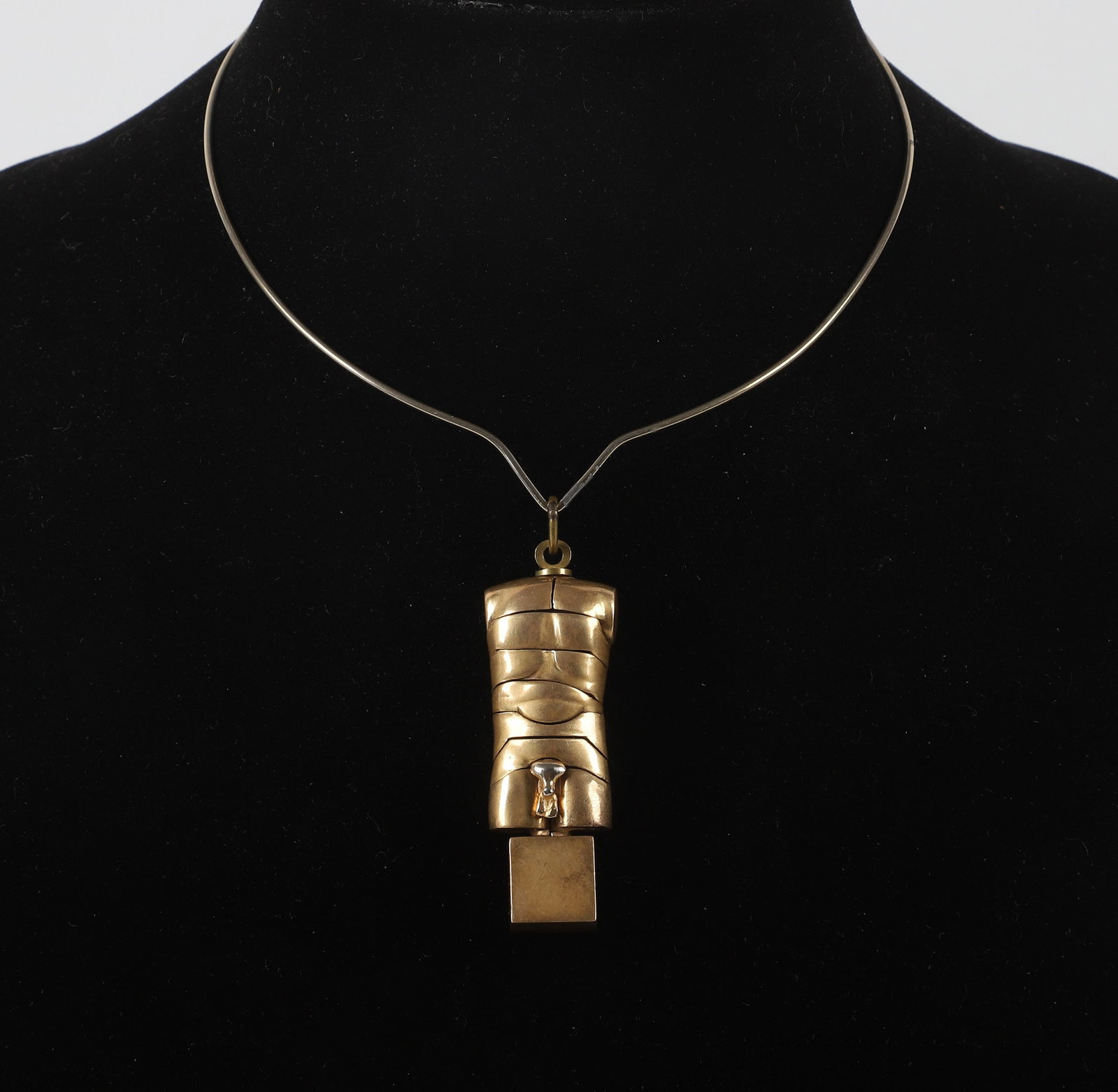 Miguel Berrocal (1933-2006) Micro David-Off Pendant Necklace (1 of 8)