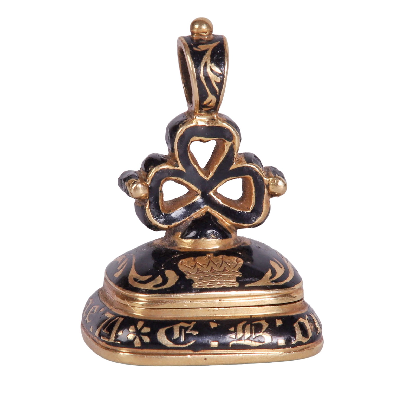 Antique Hairwork Intaglio Fob Seal: Antique Hairwork Intaglio Fob Seal 19th C memorial, mourning fob seal. Enamel over gold (not tested) with 1835 birthdate and a presumed '74 date of death. Seal bears the scripture reference for "Numbe