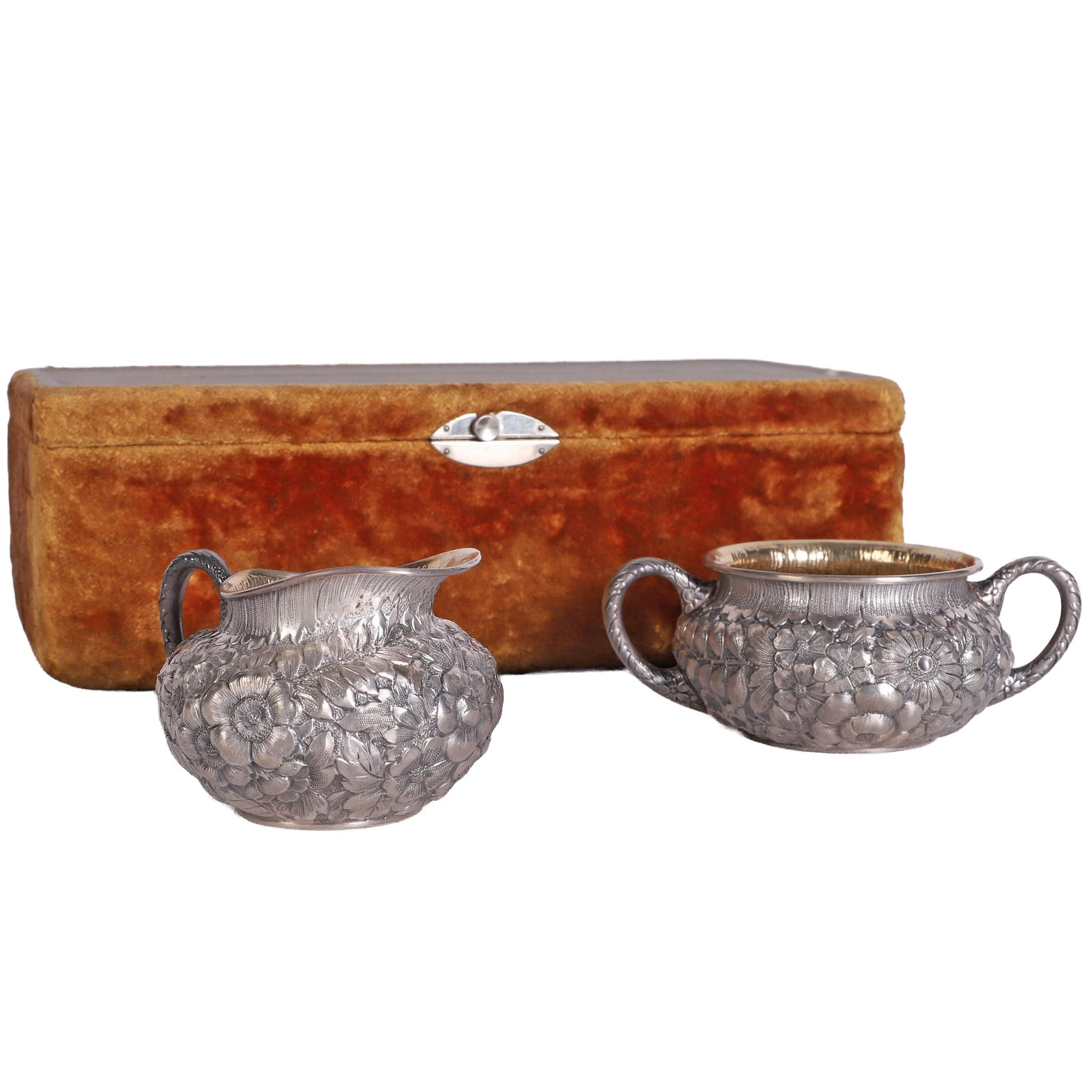 W&H Sterling Silver Creamer & Sugar (1 of 20)
