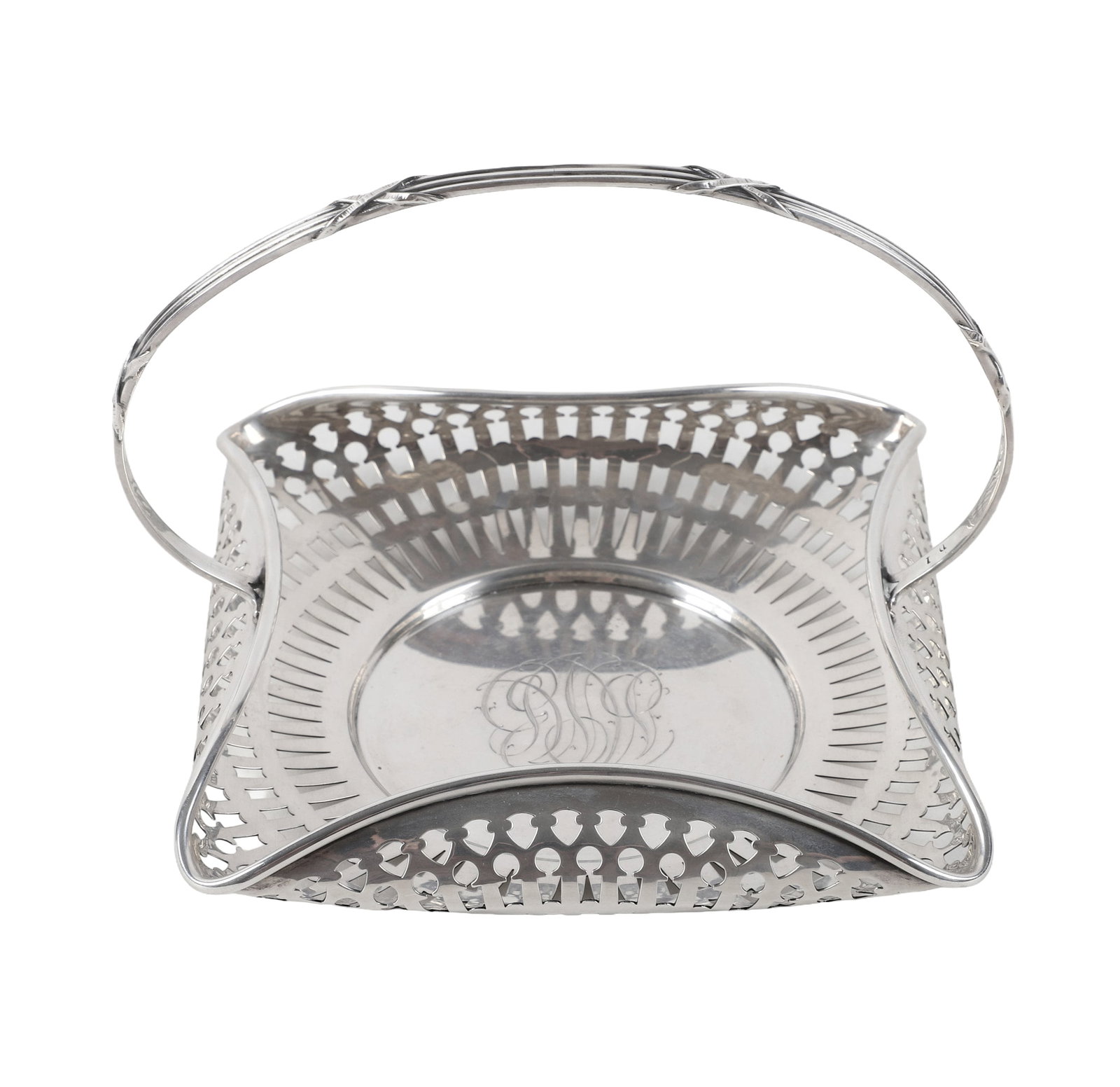 Victorian Gorham Sterling Flower Basket (1 of 7)
