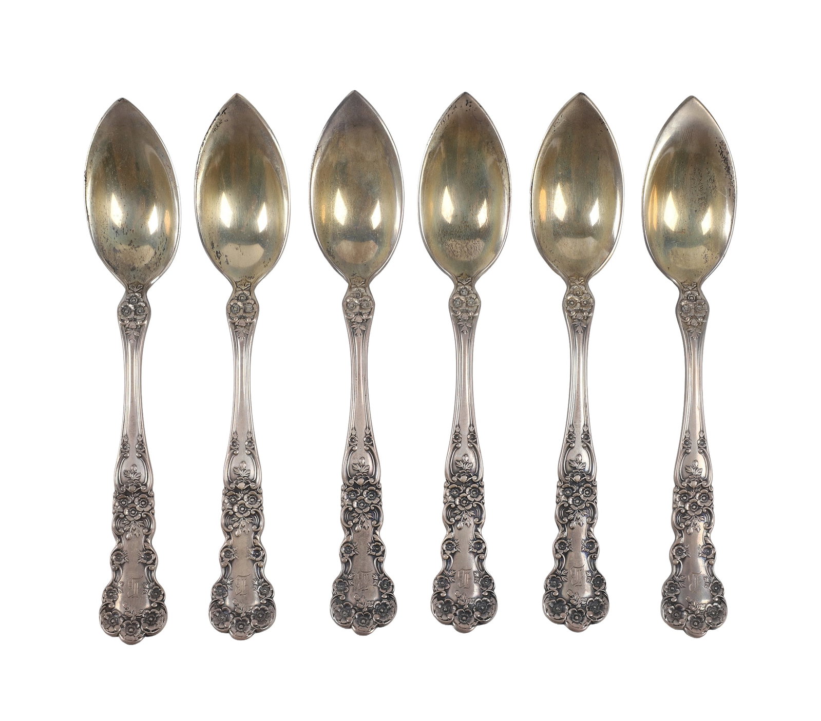 (6) Gorham 'Buttercup' Grapefruit Spoons (1 of 7)