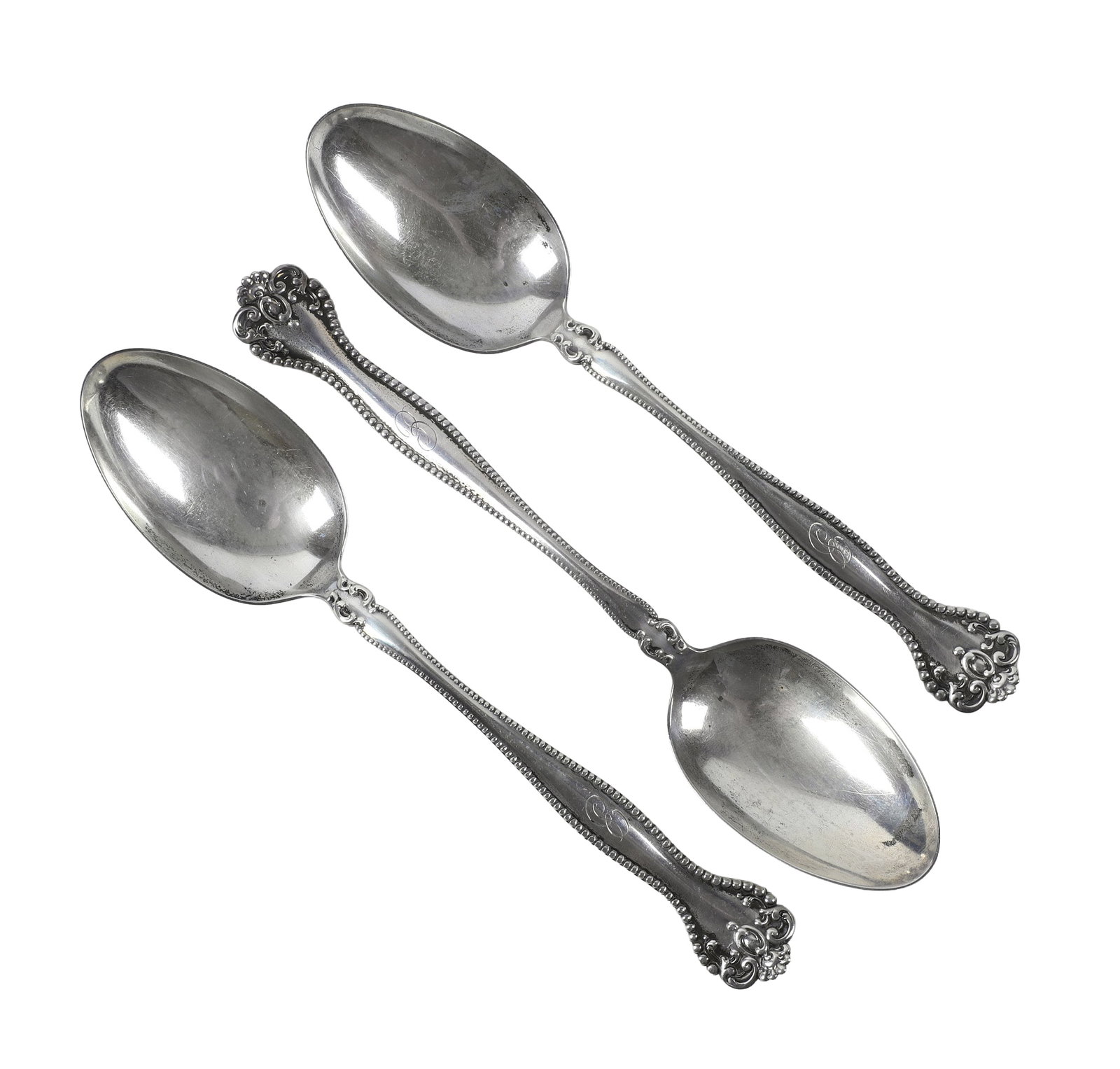 (3) Alvin Raleigh Sterling Serving Spoons (1 of 6)