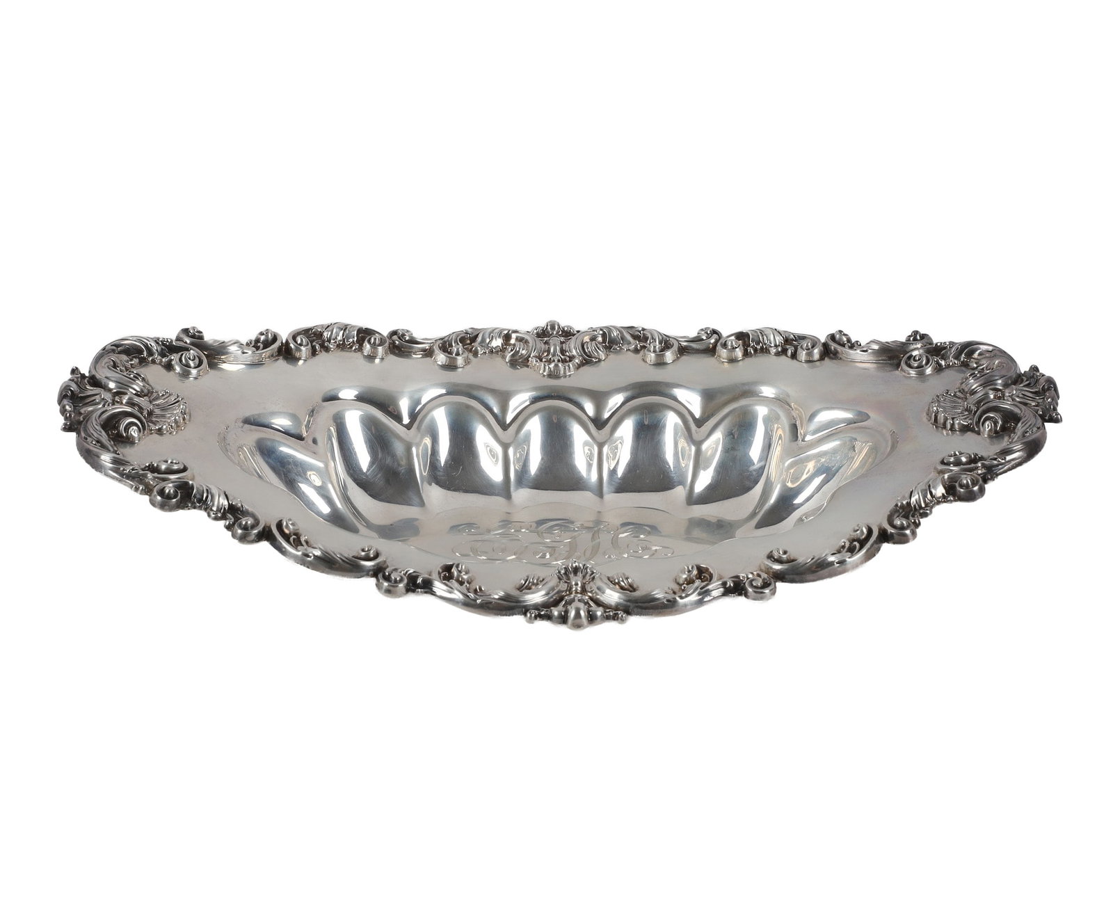 Meriden Sterling Silver Monogrammed Dish (1 of 7)