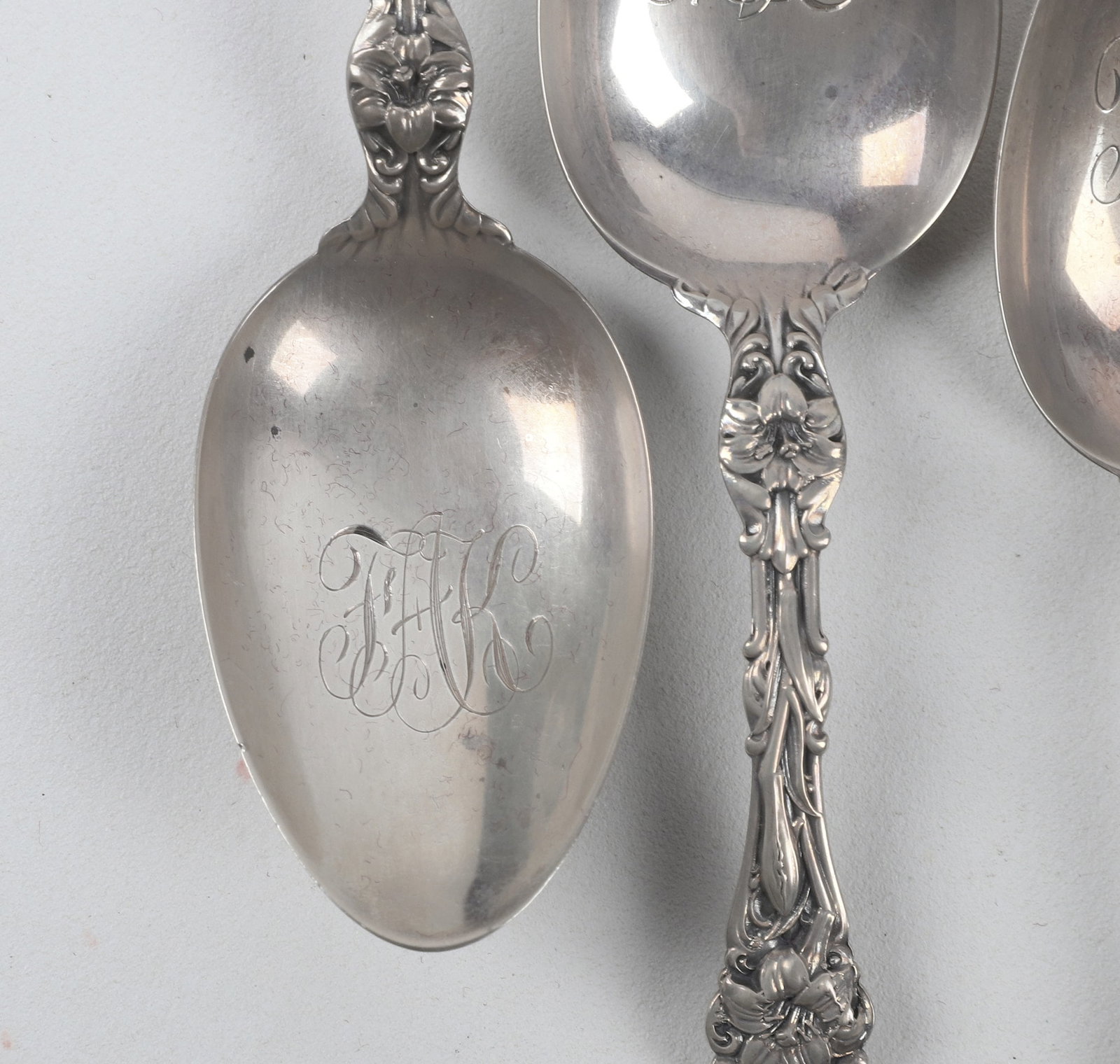 (22) Sterling Silver Whiting 'Lily' Pattern Flatware - 4