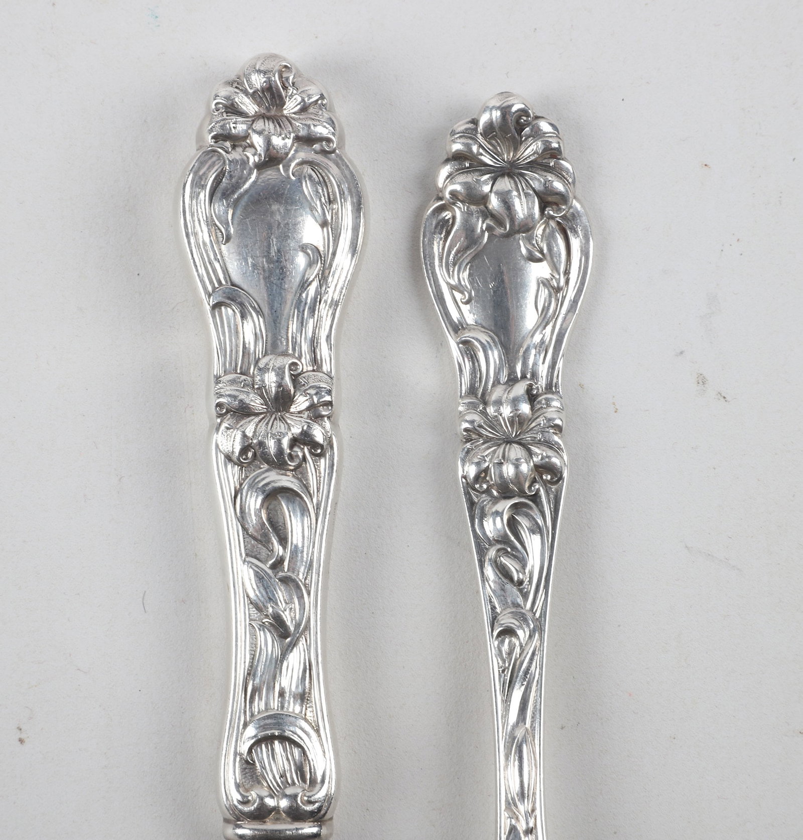 (22) Sterling Silver Whiting 'Lily' Pattern Flatware - 8