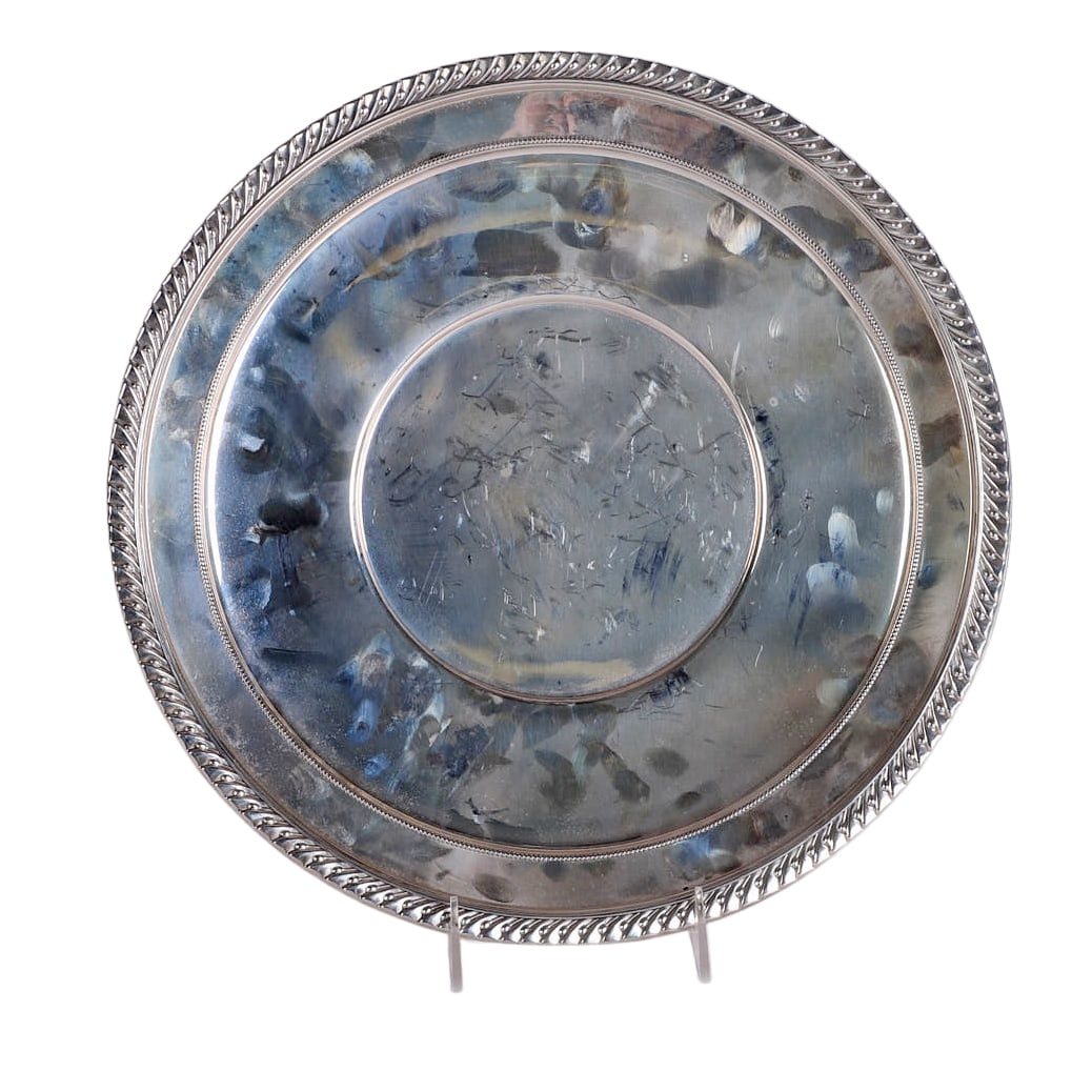 Reed & Barton Sterling Silver Round Tray (1 of 6)