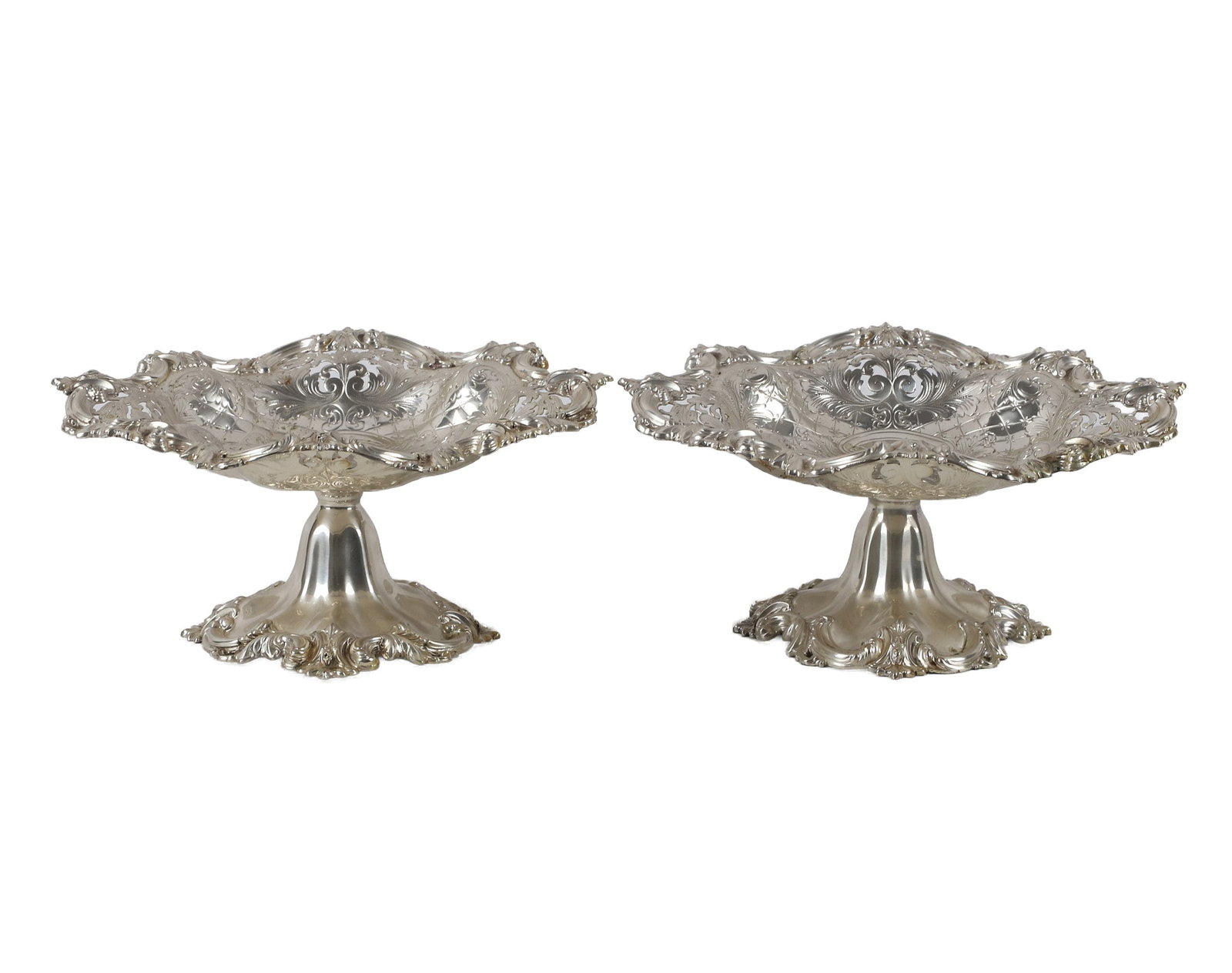 Bailey Banks & Biddle Sterling Francis I Compote Pair (1 of 9)