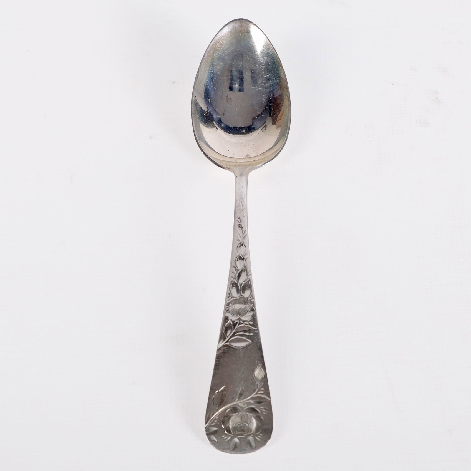 (6) Gorham Sterling Rose Pattern Tea Spoons` - 3