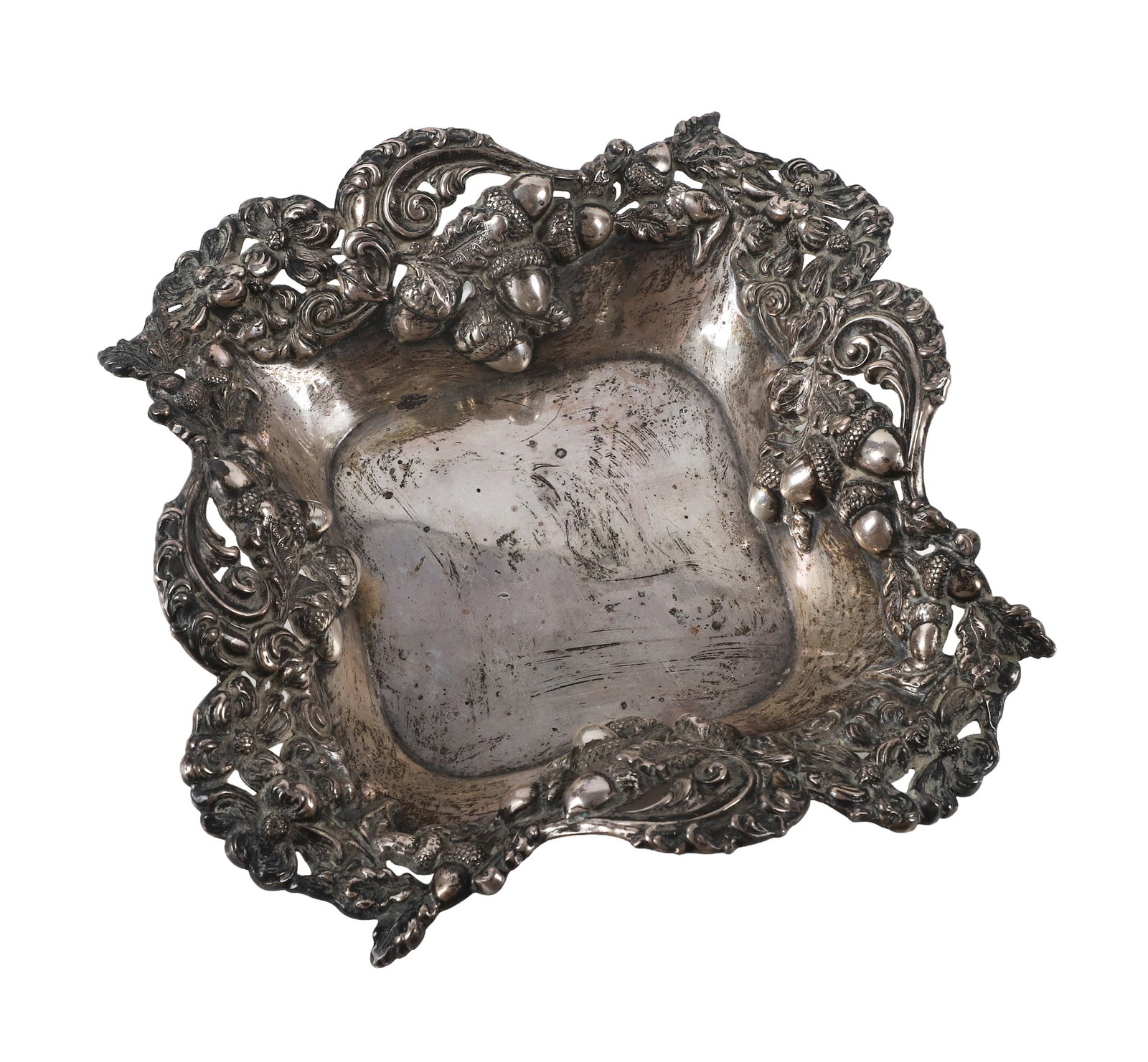 Bailey Banks & Biddle Sterling Acorn Dish (1 of 7)