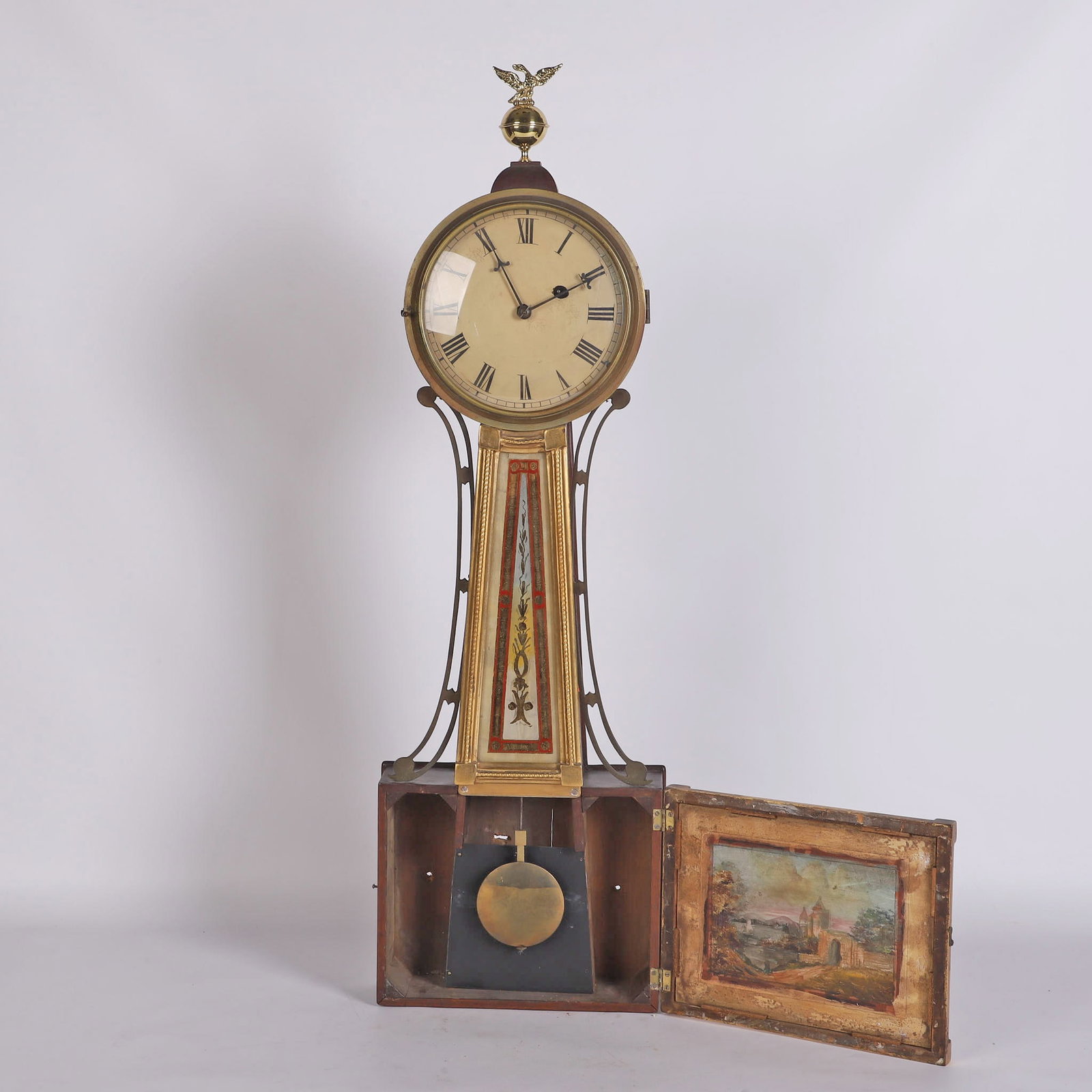 20th C. Banjo Clock - 8