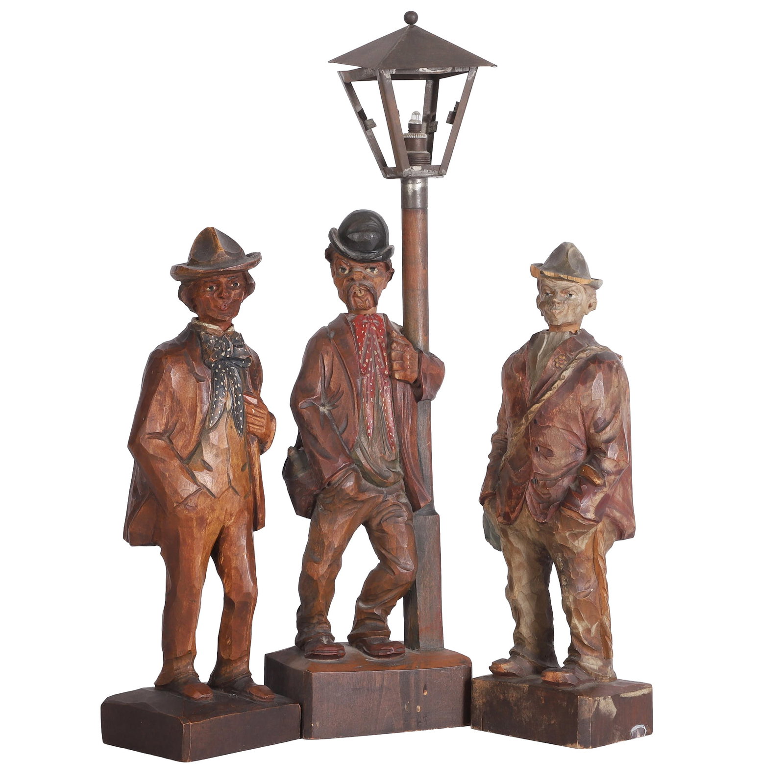 Trio of Antique German Gentlemen Whistlers (1 of 17)