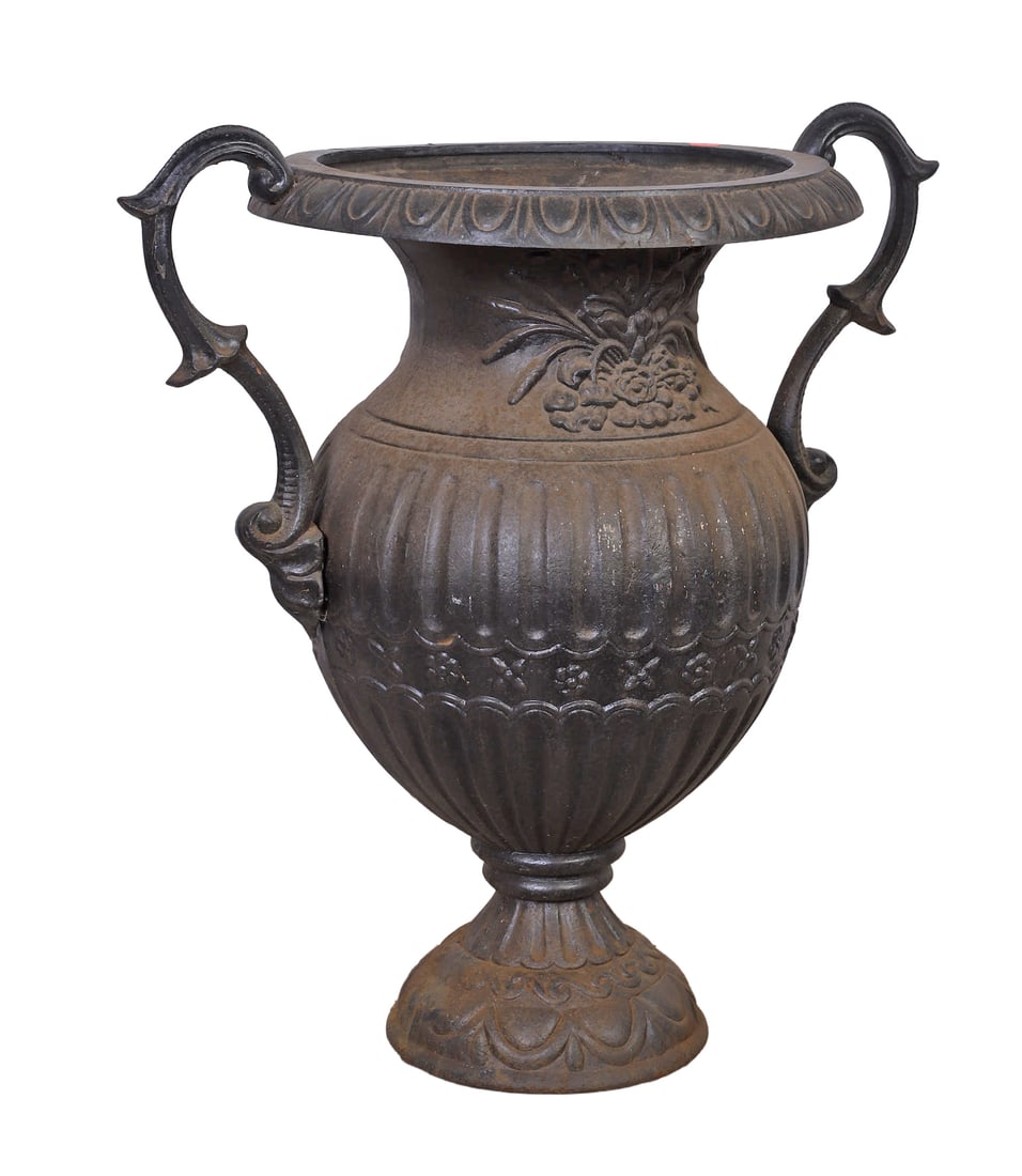 Cast Iron Neoclassical Style Garden Urn (1 of 7)
