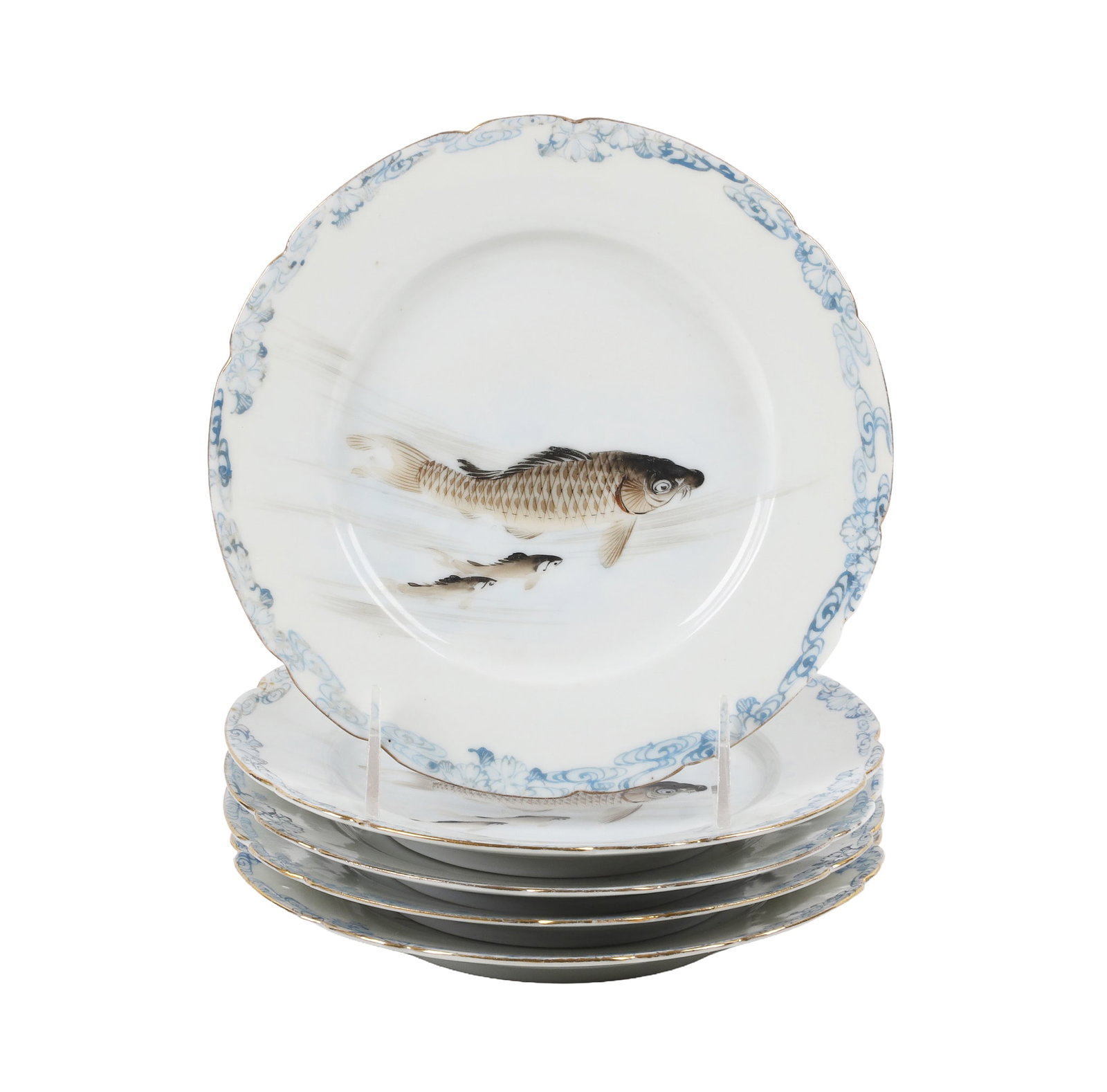 (5) Japanese Fish Plates (1 of 5)