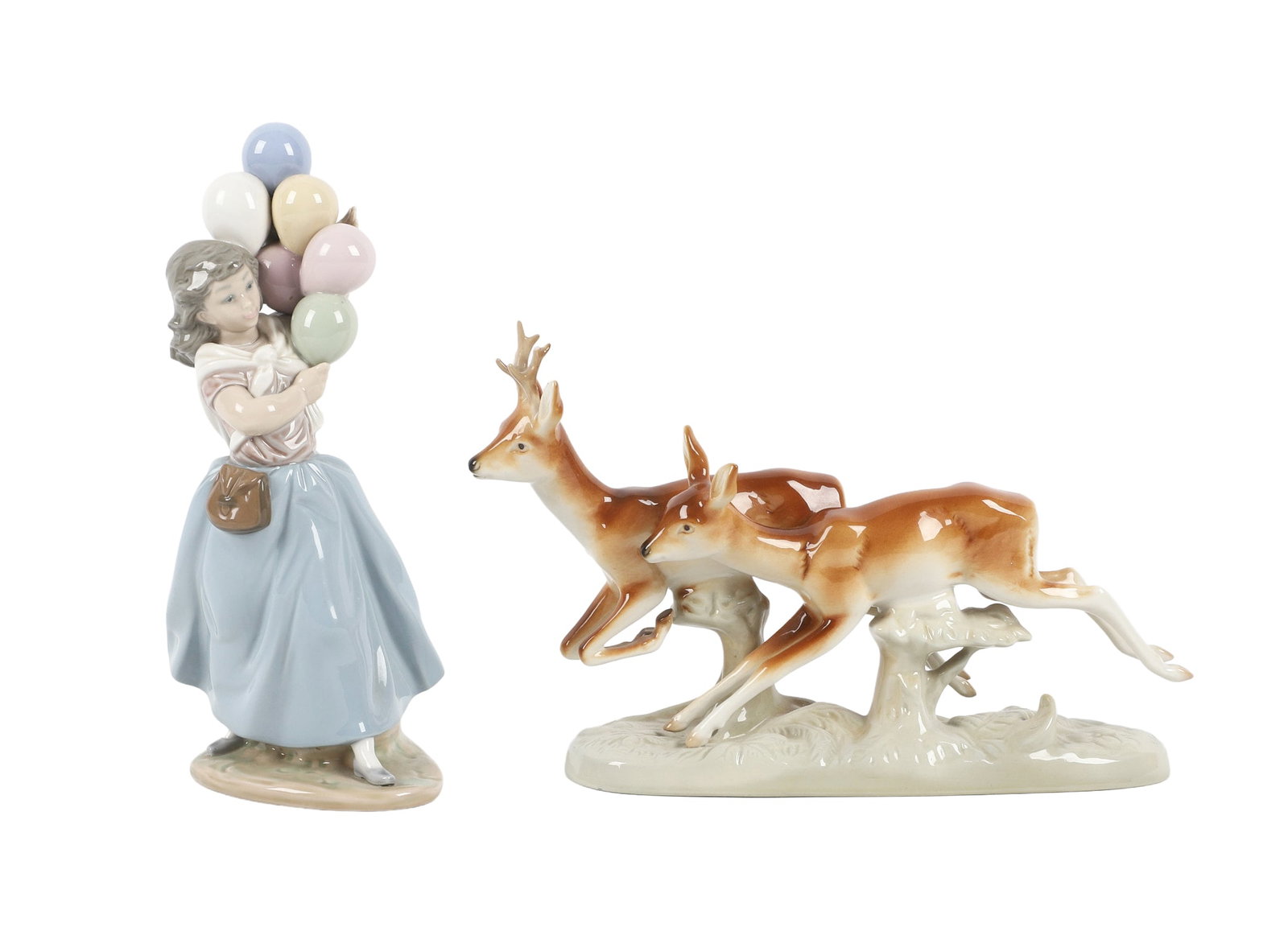 (2) Porcelain Figurines (1 of 20)