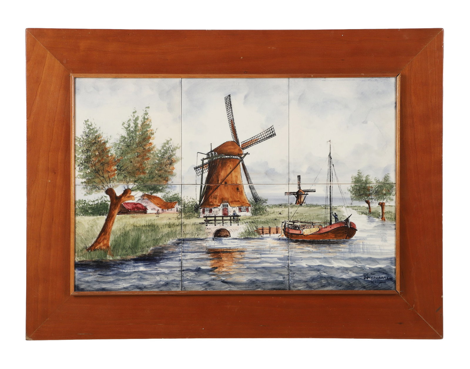 Framed Delft Tile Vignette (1 of 5)