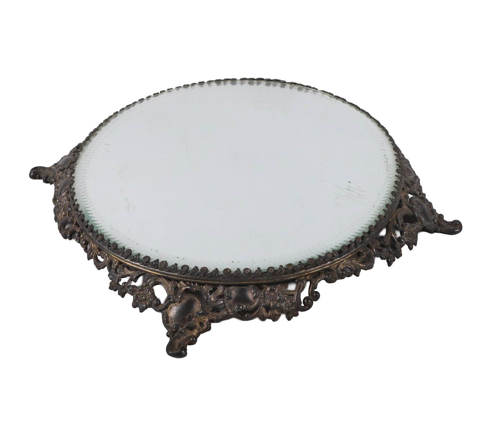Antique Pairpoint Plateau Mirror (1 of 5)