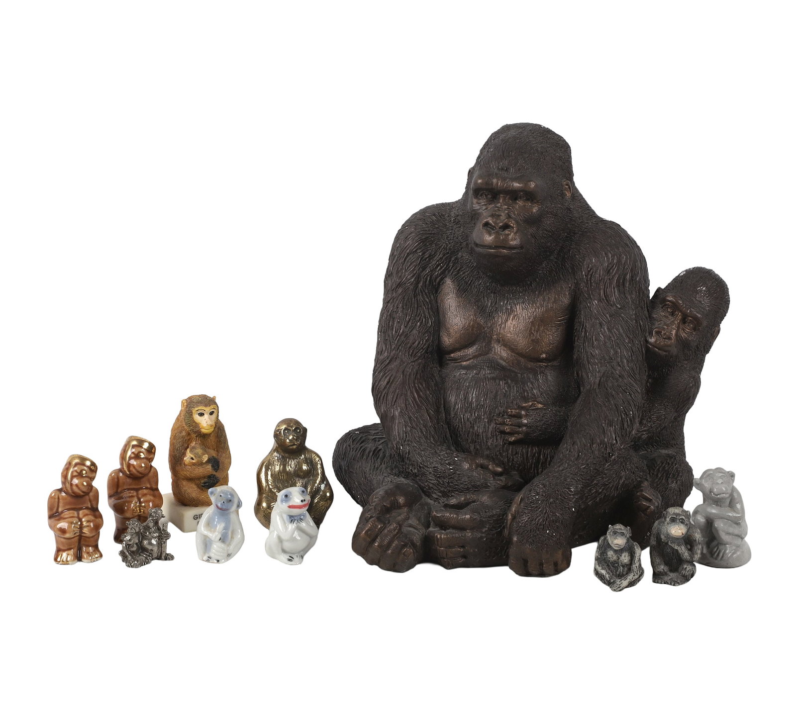 (11) Troop of Monkey Figurines (1 of 10)