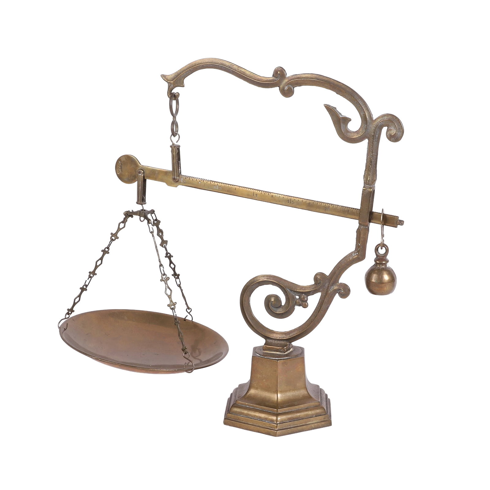 Antique Brass Apothecary Scale (1 of 4)