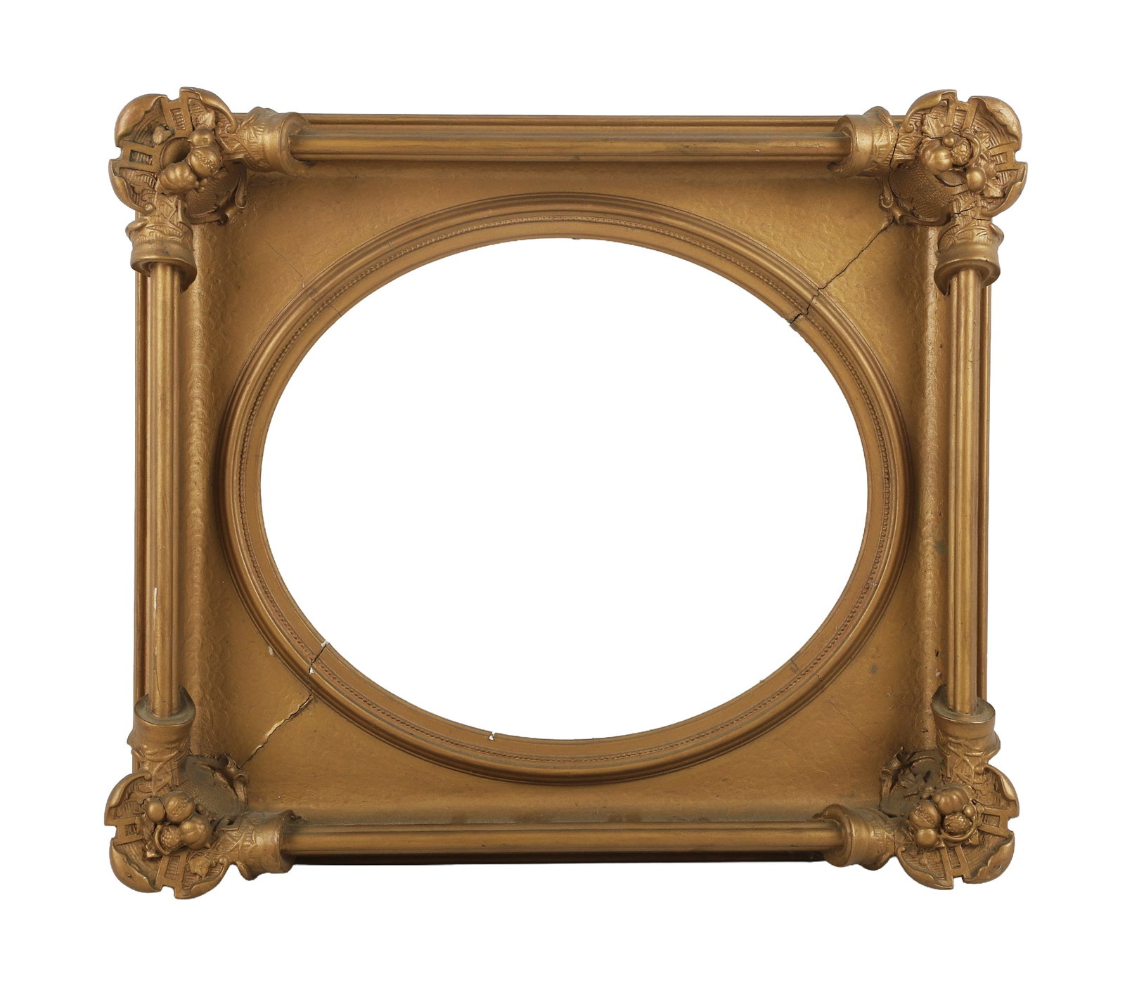 Rococo Style Oval Frame: Rococo Style Oval Frame Rococo style oval frame, 24 1/2"W x 21 1/2"H