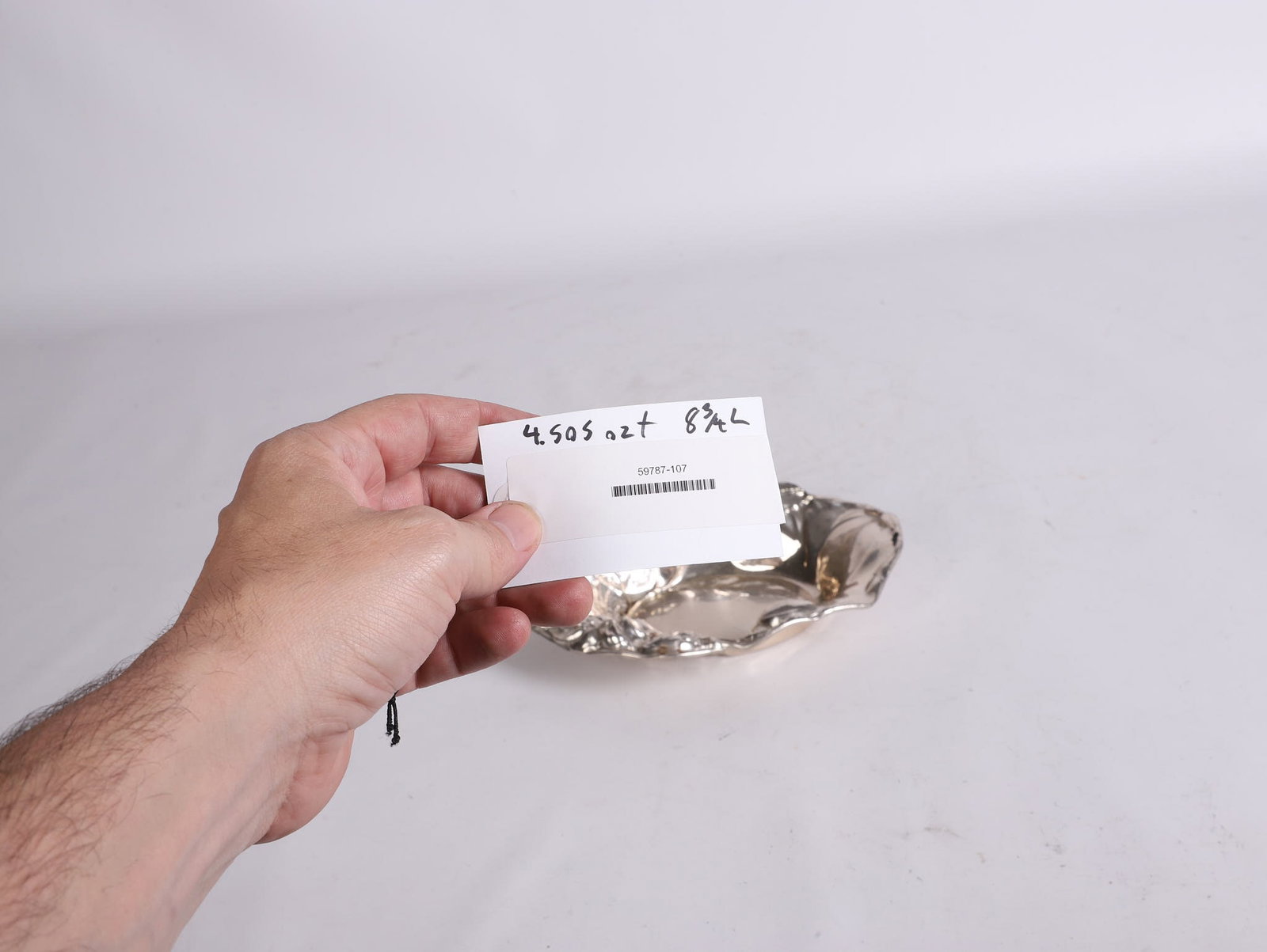 Sterling Floral Repousse Dish (1 of 5)