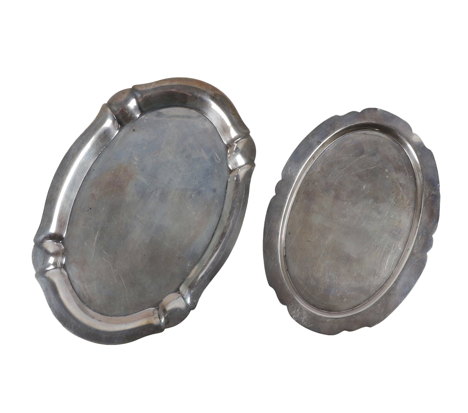 (2) Sterling Oval Platters (1 of 6)