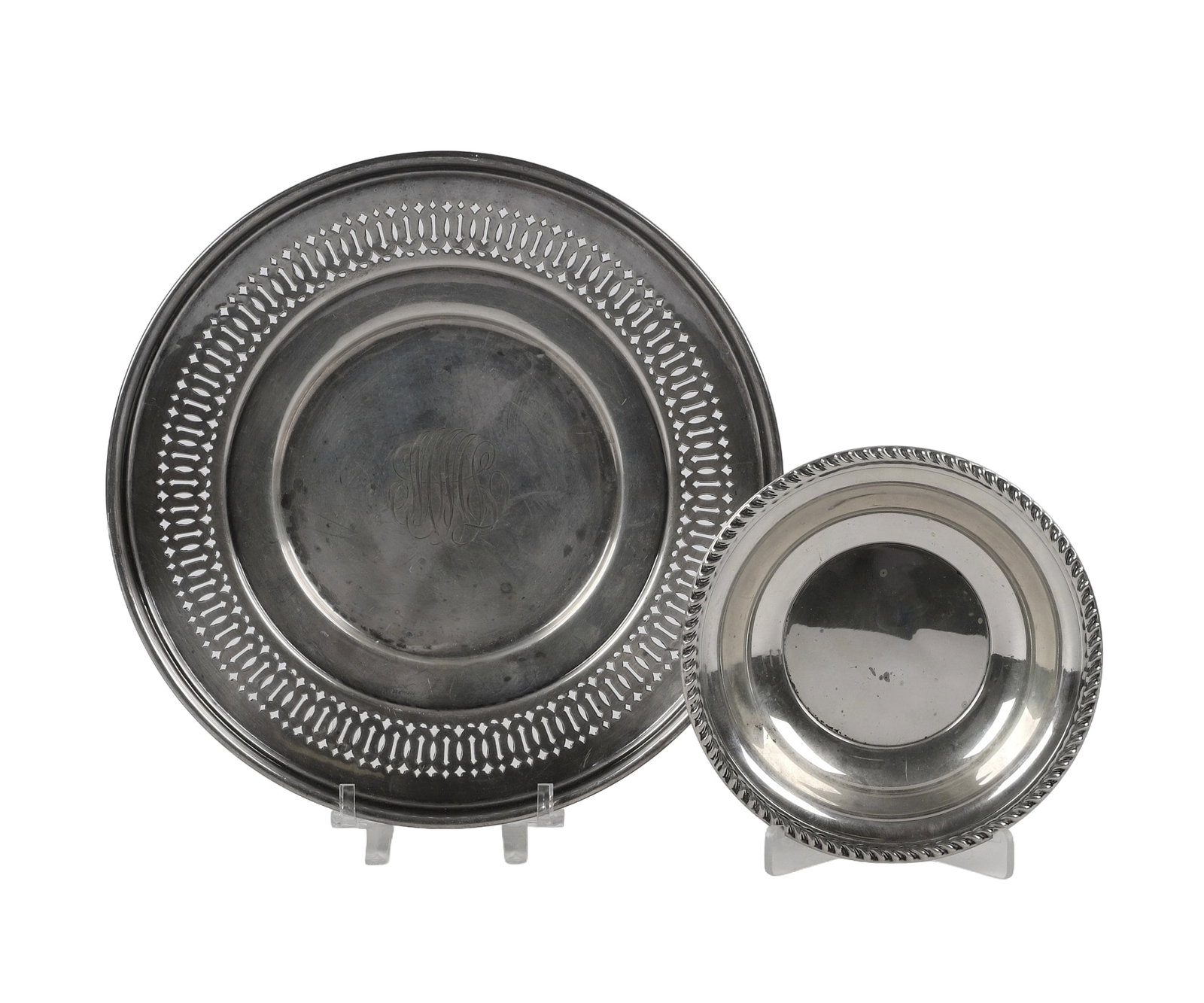 Sterling Bowl & Pierced Dish (1 of 9)