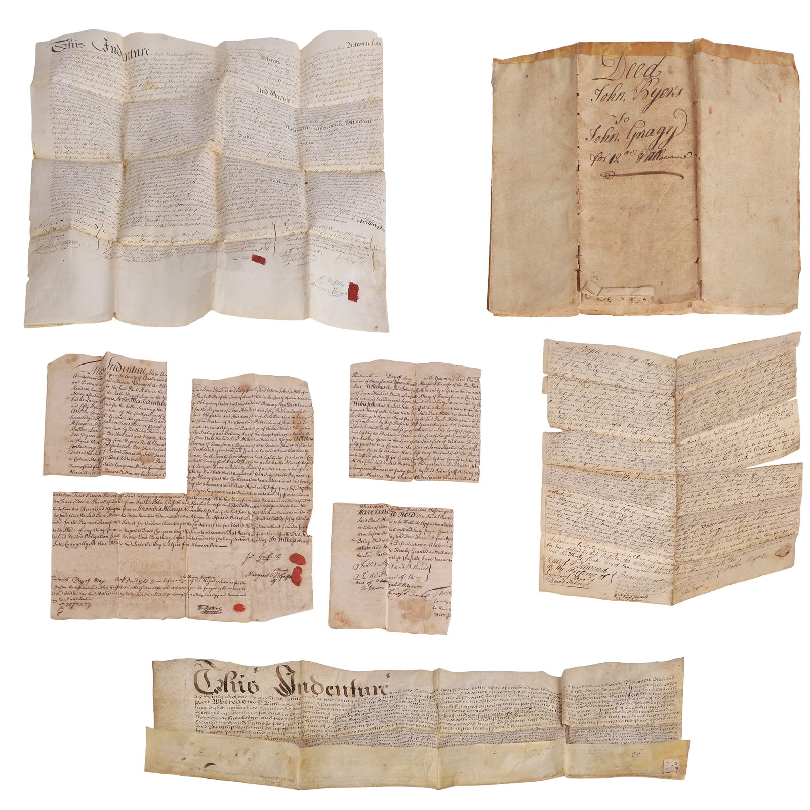 (4) 18th C Chester County Documents (1 of 15)