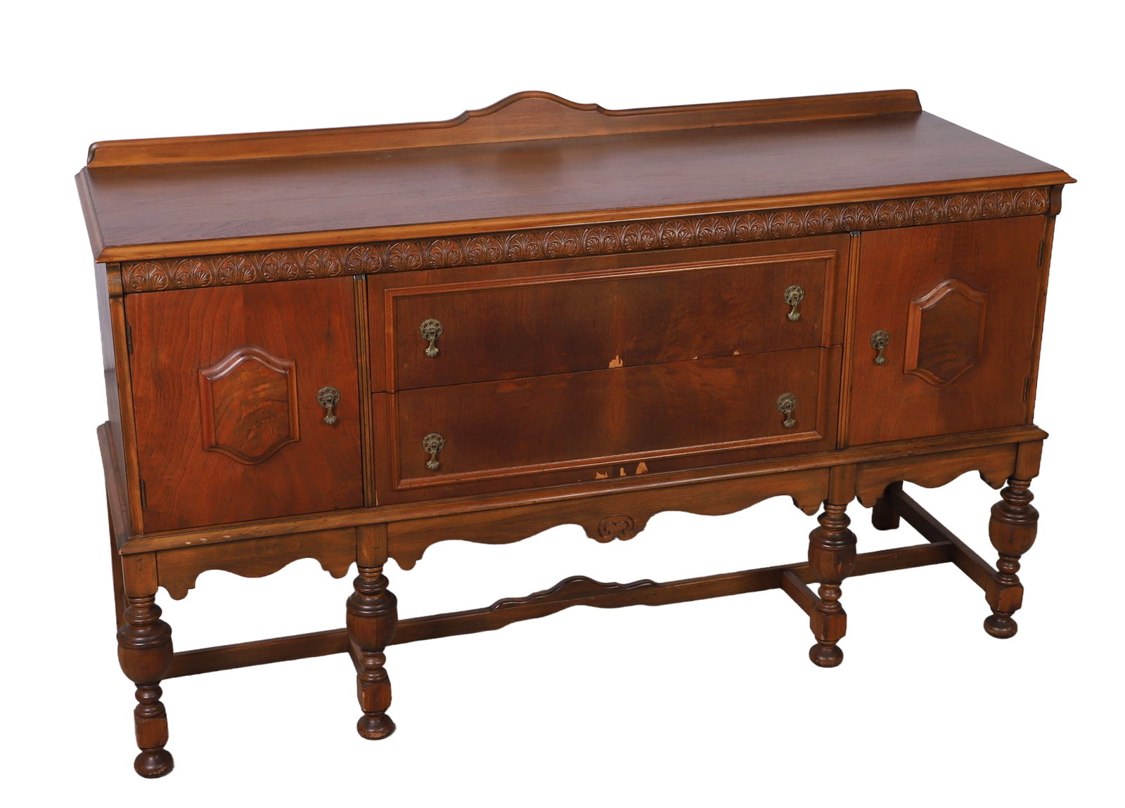 Jacobean Style Burlwood Sideboard (1 of 5)