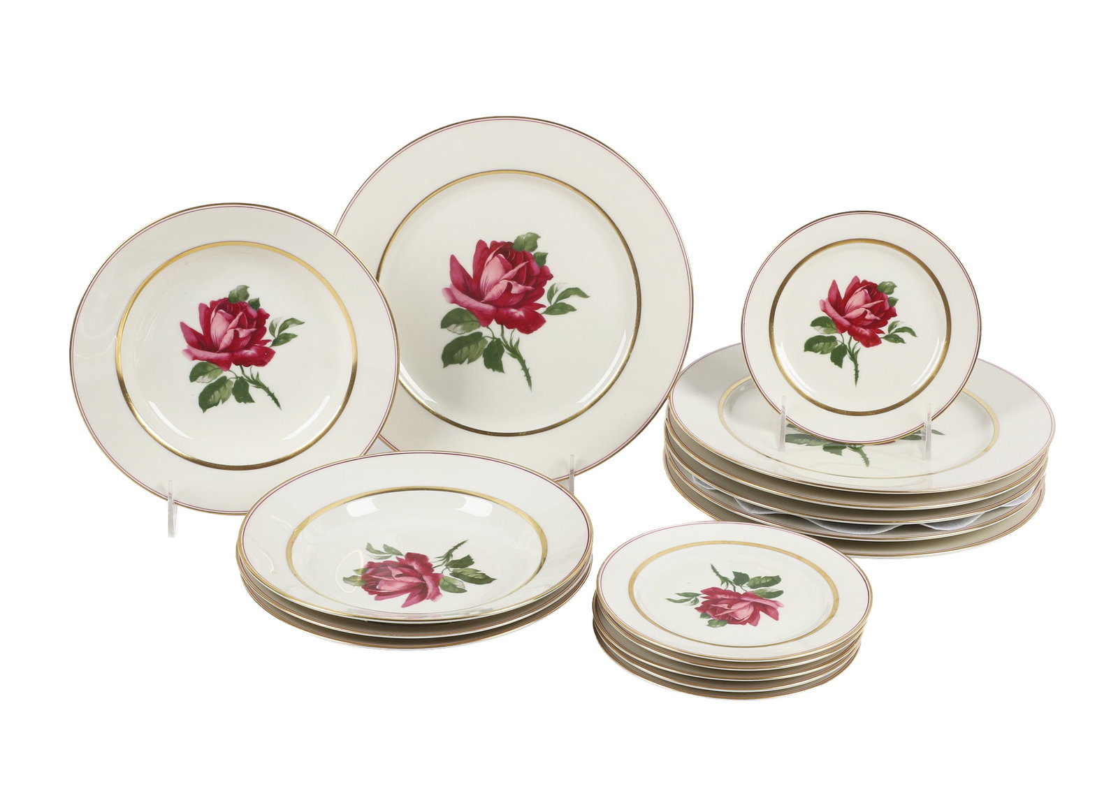(16) Vintage Thomas Rose Porcelain Plates (1 of 6)