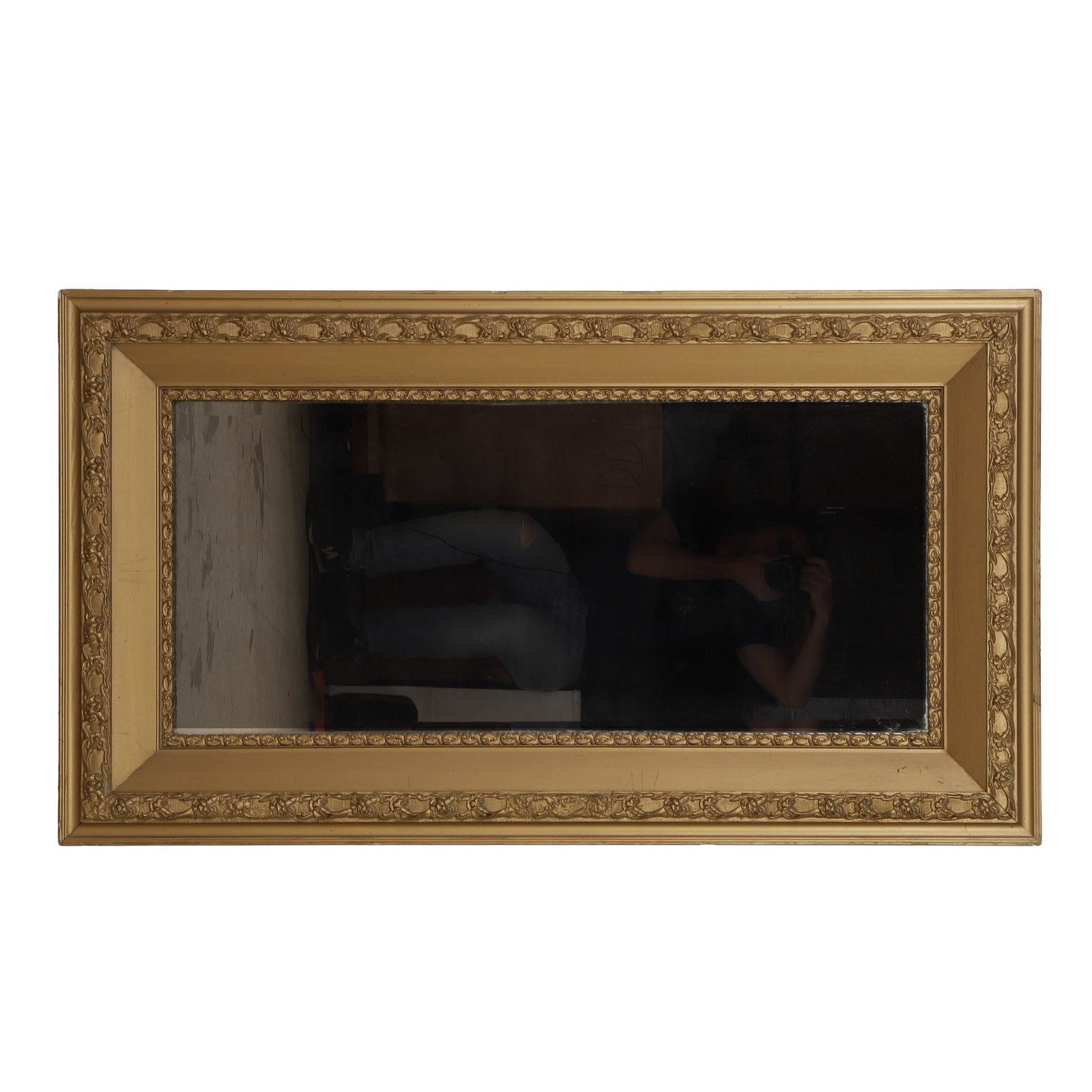 Gilt Gesso Over Wood Frame Mirror (1 of 3)