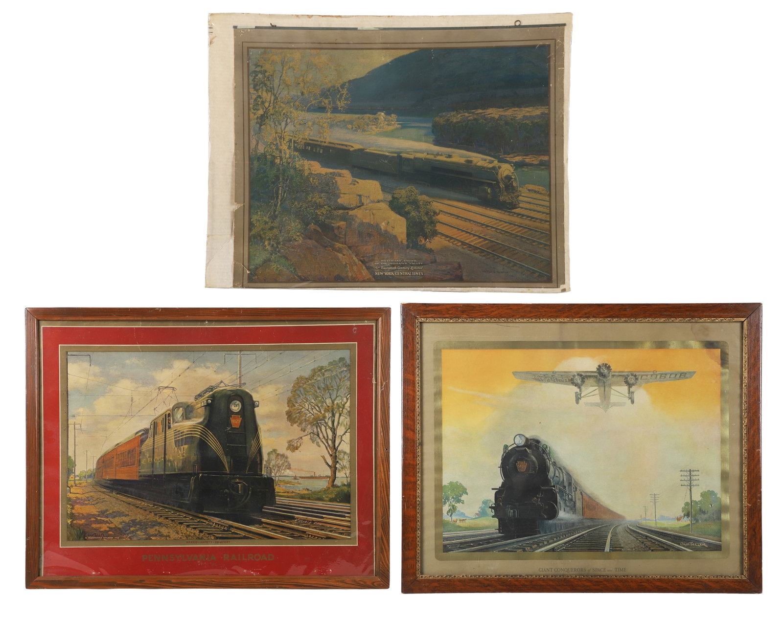 (3) Vintage Railroad Posters (1 of 14)